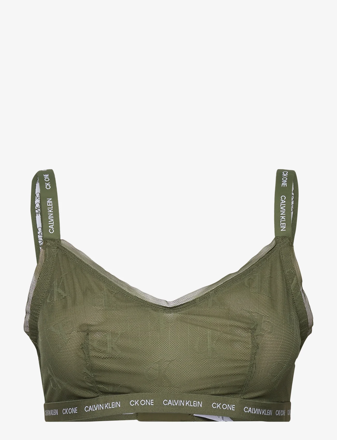 Calvin Klein - UNLINED BRALETTE - tank top bras - napa - 0