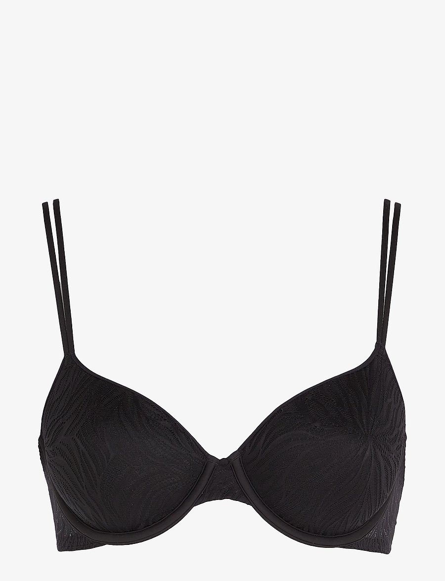Calvin Klein - LIGHTLY LINED DEMI - push-up bh:ar - black - 1
