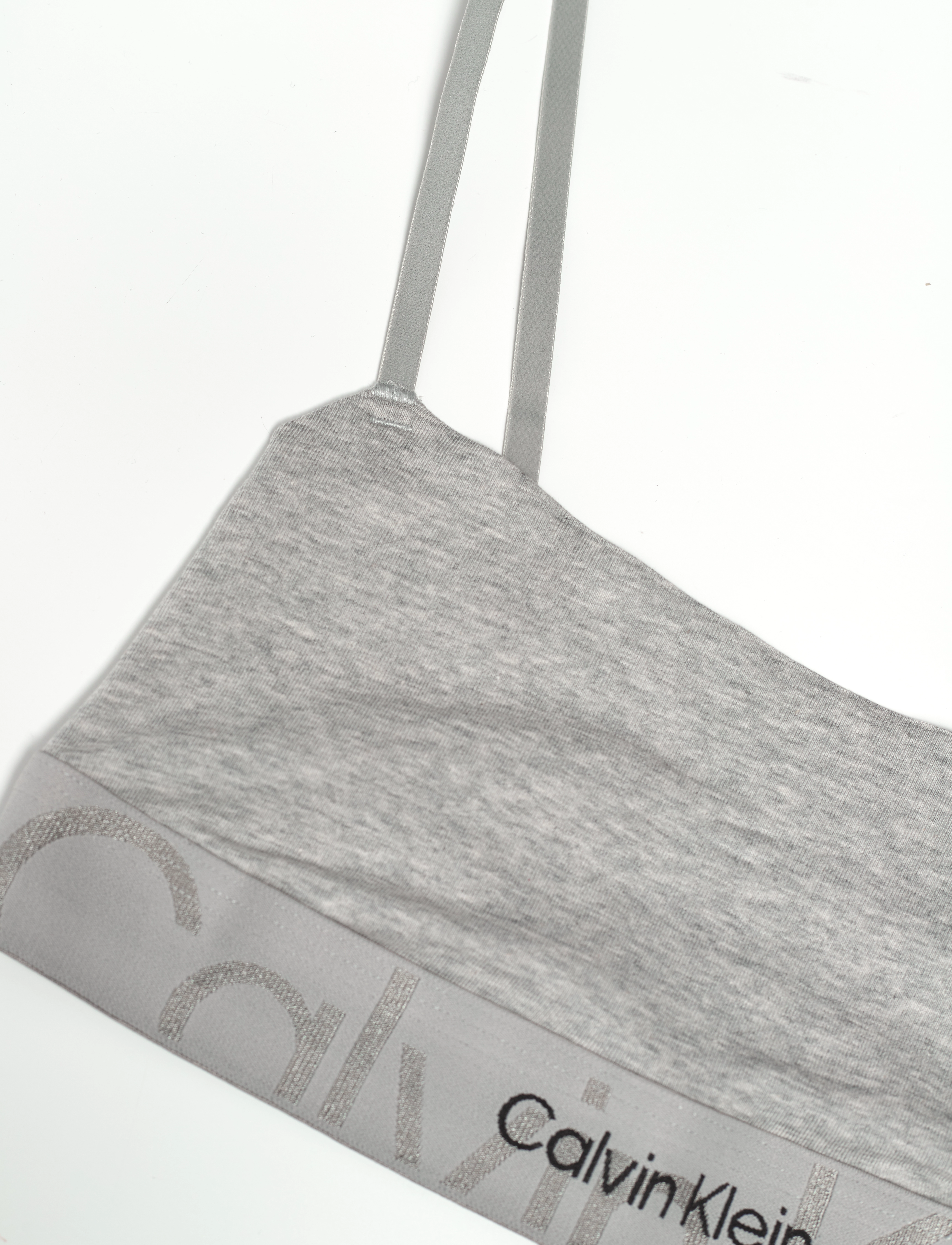 Calvin Klein - UNLINED BRALETTE - grey heather - 5