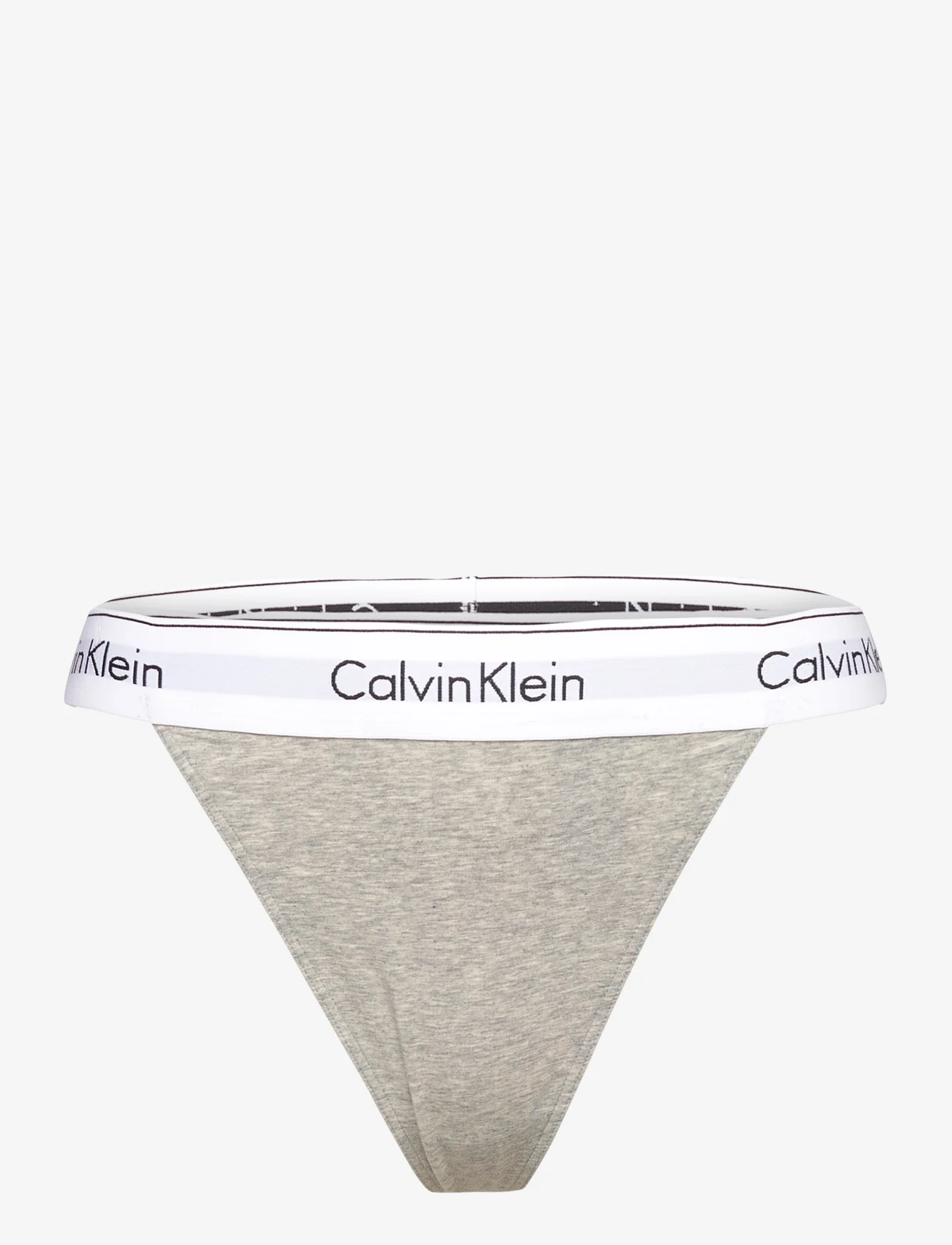 Calvin Klein - STRING THONG - mažiausios kainos - grey heather - 0
