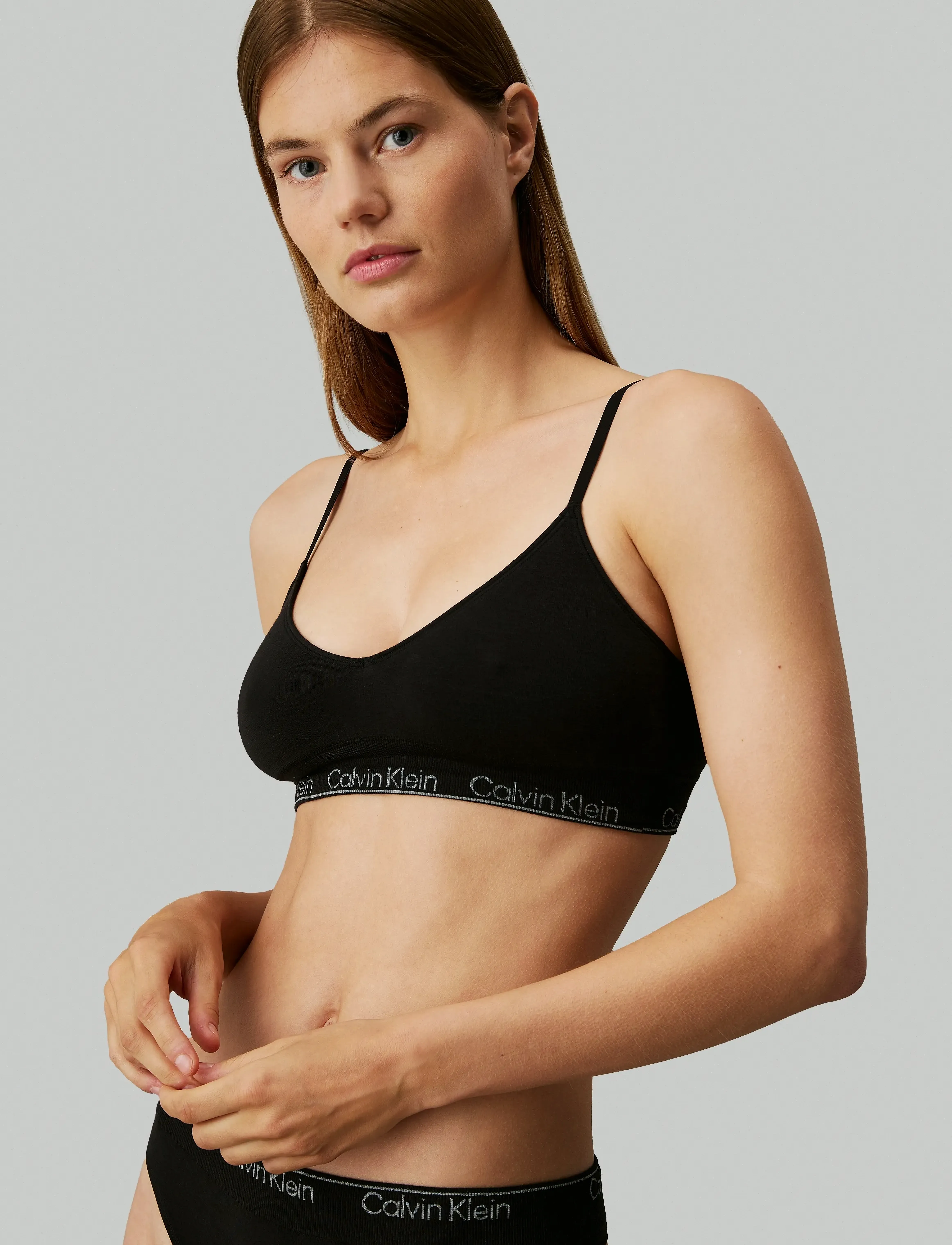 Calvin Klein - LGHT LINED TRIANGLE - bralette - black - 5