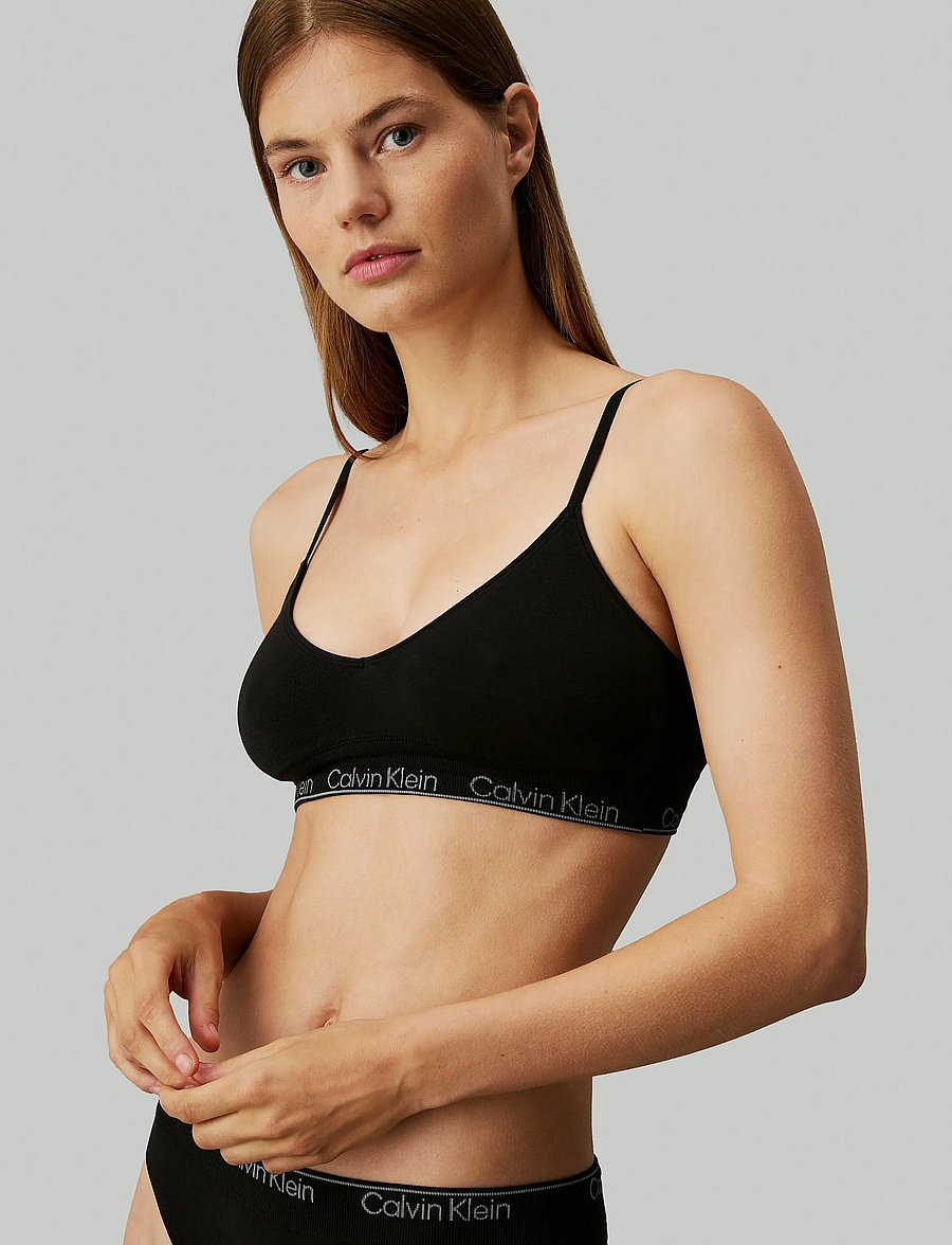 Calvin Klein - LGHT LINED TRIANGLE - bralette - black - 5