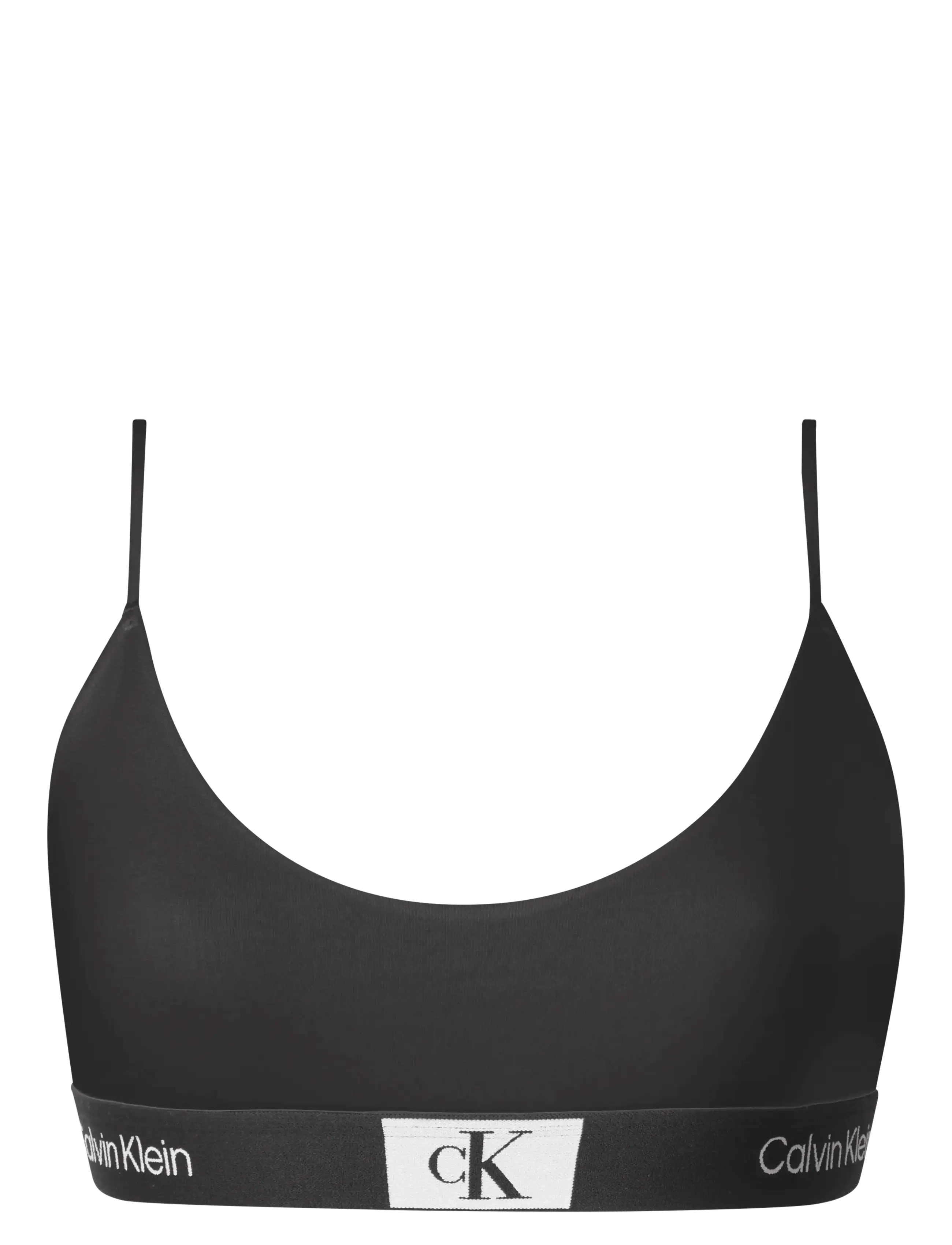 Calvin Klein UNLINED BRALETTE - BHs - BLACK / black