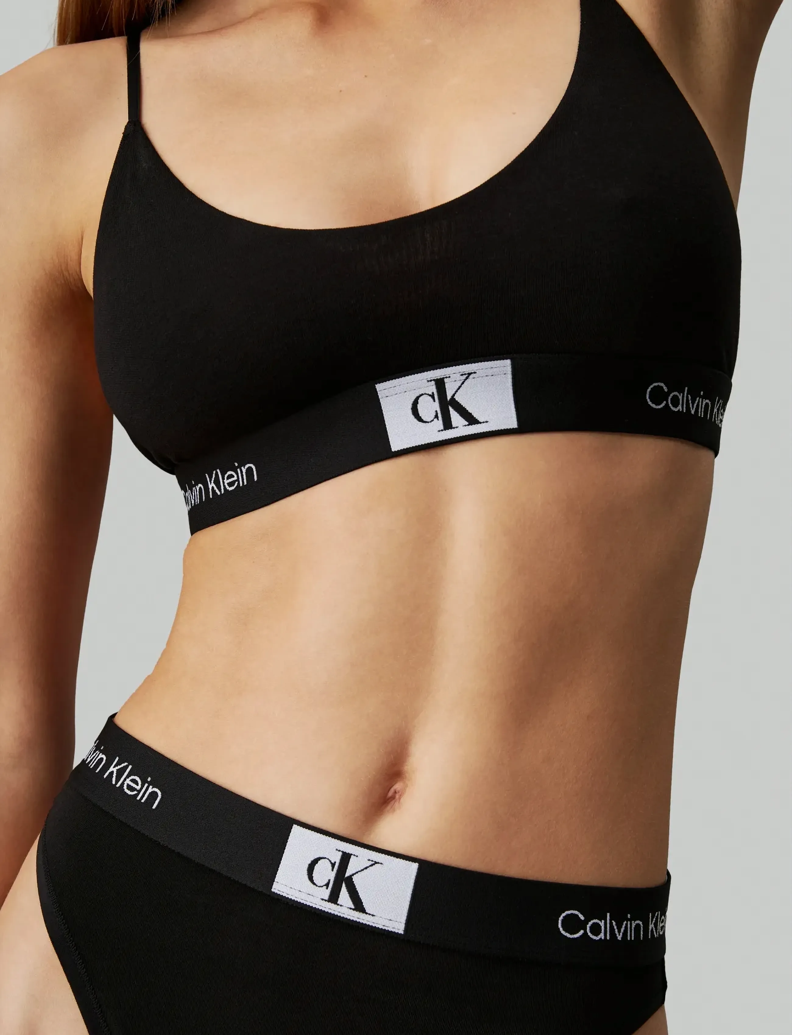 Calvin Klein - UNLINED BRALETTE - bløde bh'er - black - 3