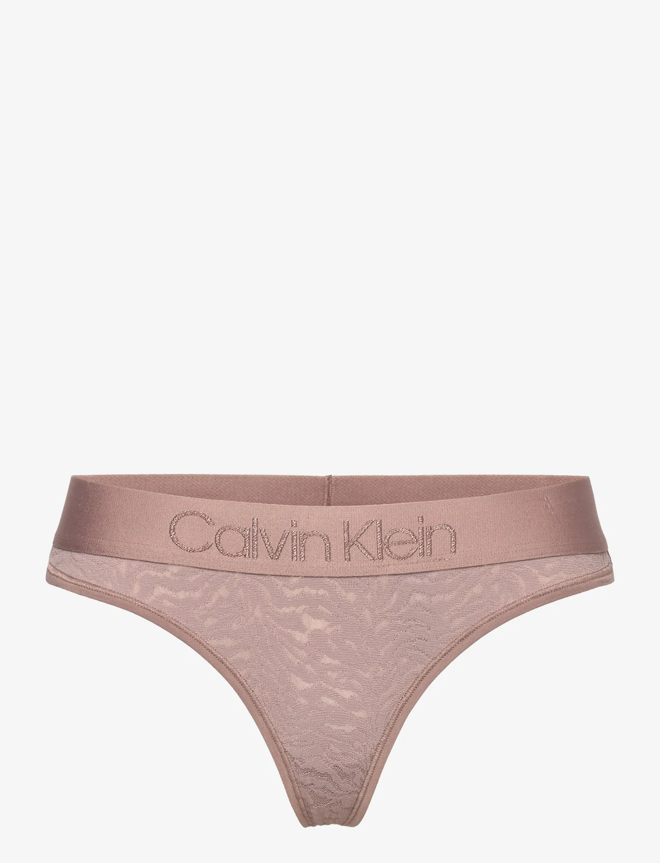 Calvin Klein - THONG - zemākās cenas - rich taupe - 0