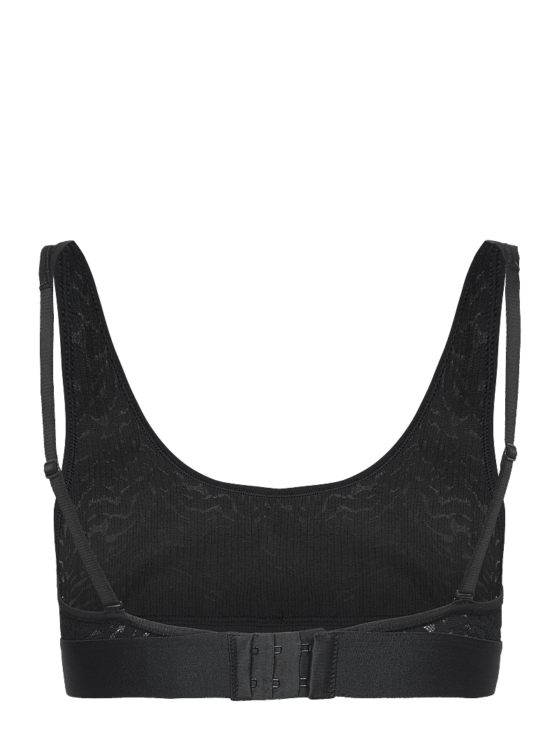 Calvin Klein - UNLINED BRALETTE - tank top bras - black - 2