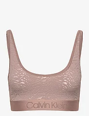 Calvin Klein - UNLINED BRALETTE - tank top bras - rich taupe - 0
