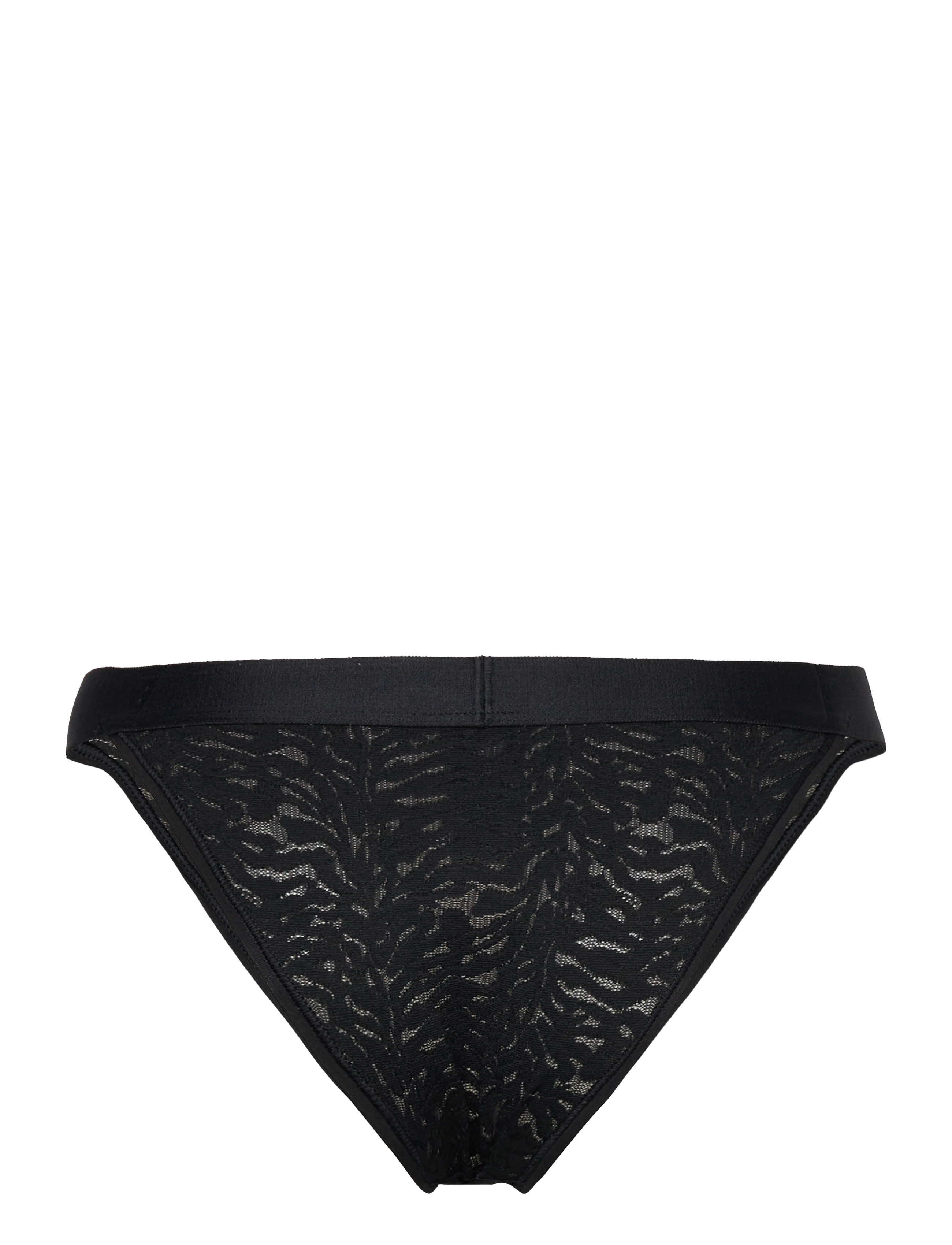 Calvin Klein - HIGH LEG TANGA - nærbuxur - black - 1