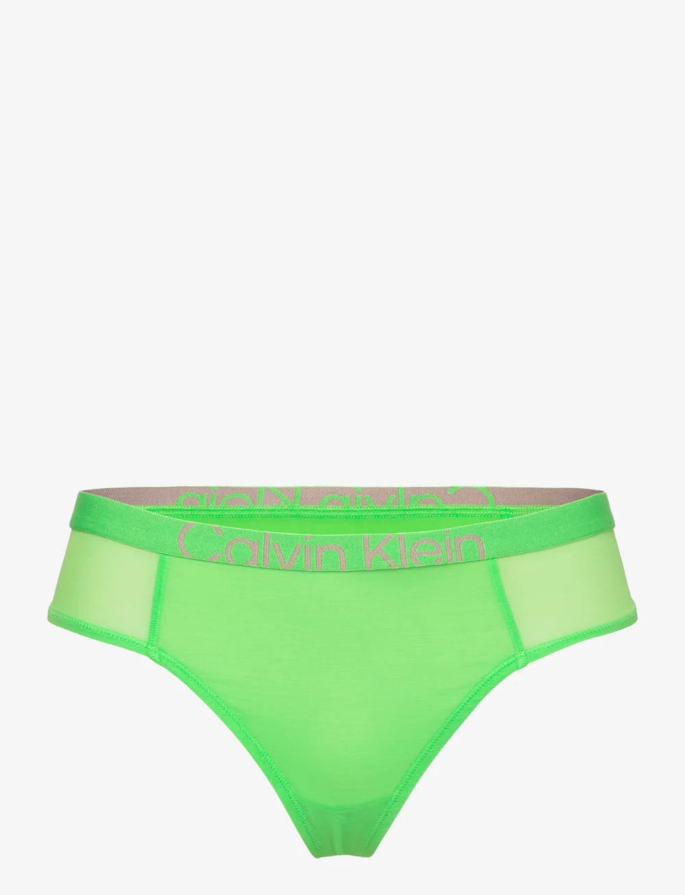 Lime green calvin klein top underwear