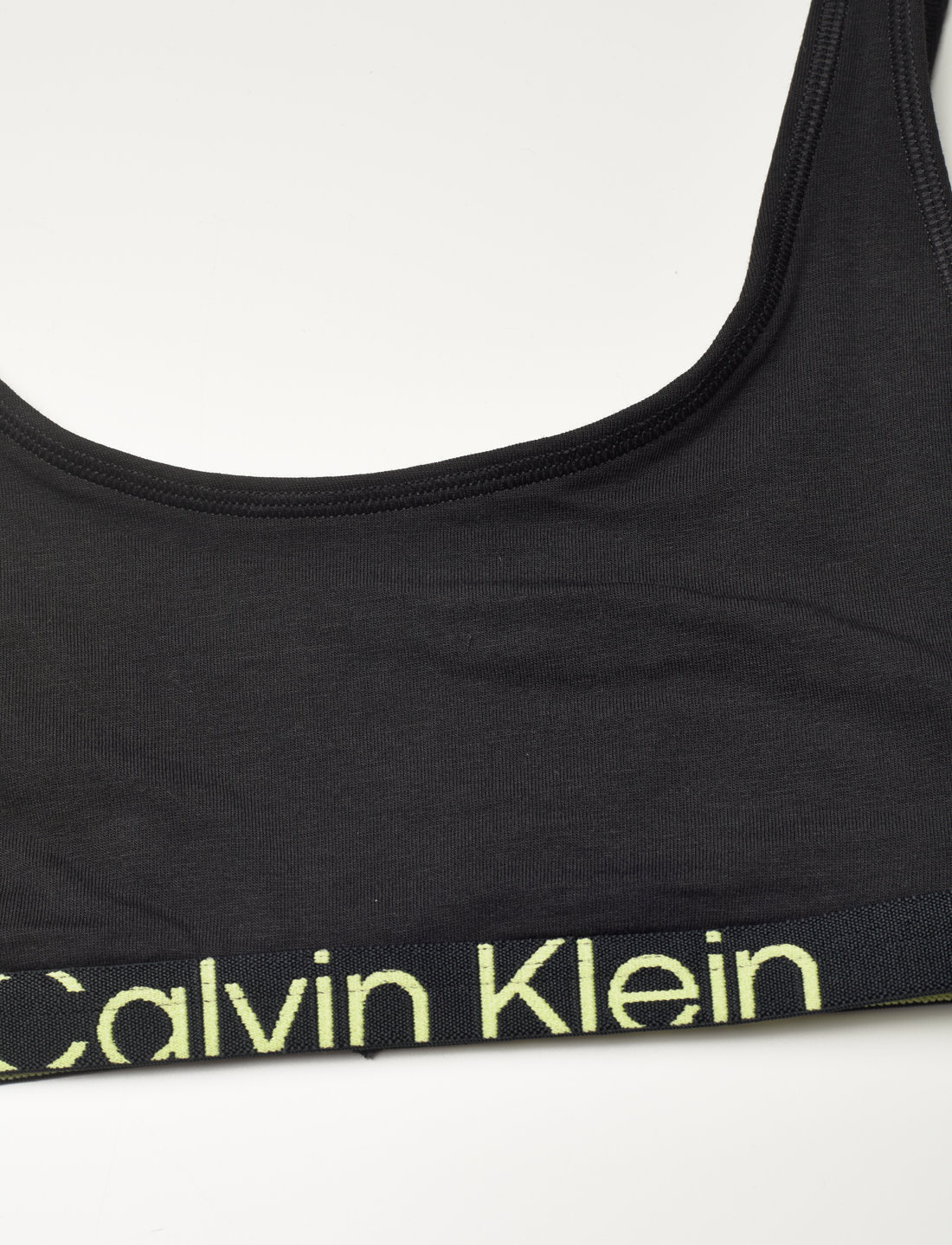 Calvin klein black sports bra deals