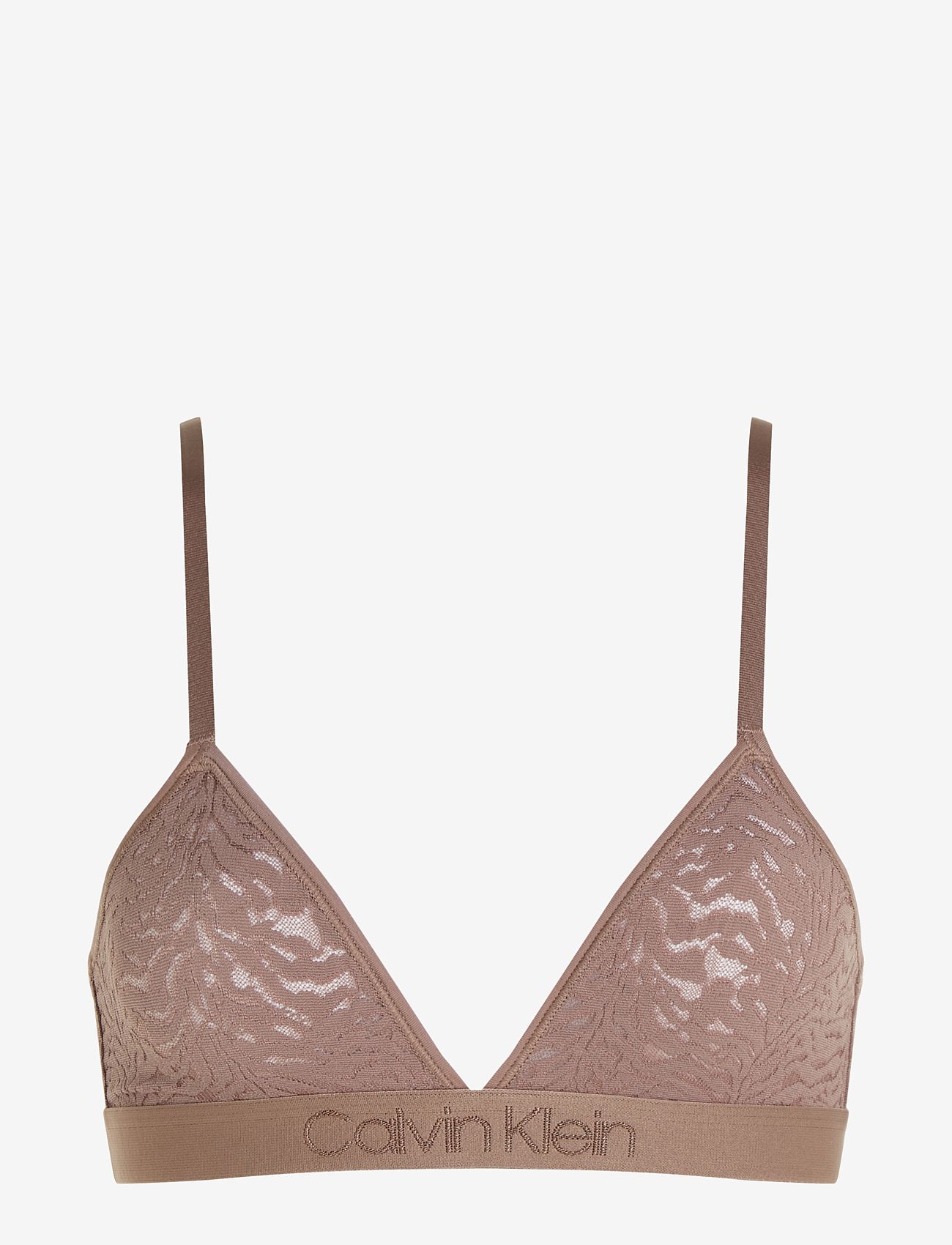 Calvin Klein - UNLINED TRIANGLE - bh's zonder beugels - rich taupe - 0