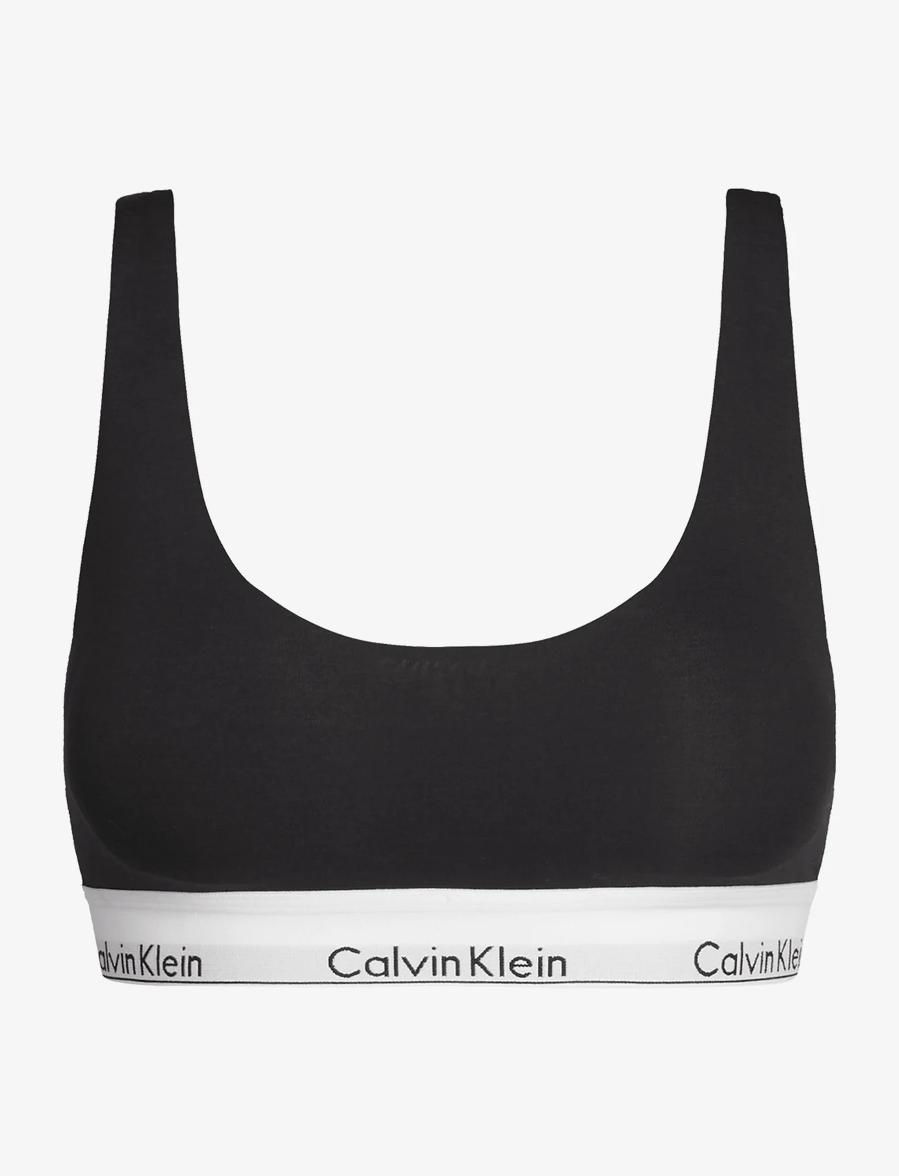 Calvin Klein - LIGHTLY LINED BRALETTE - braletė - black - 0