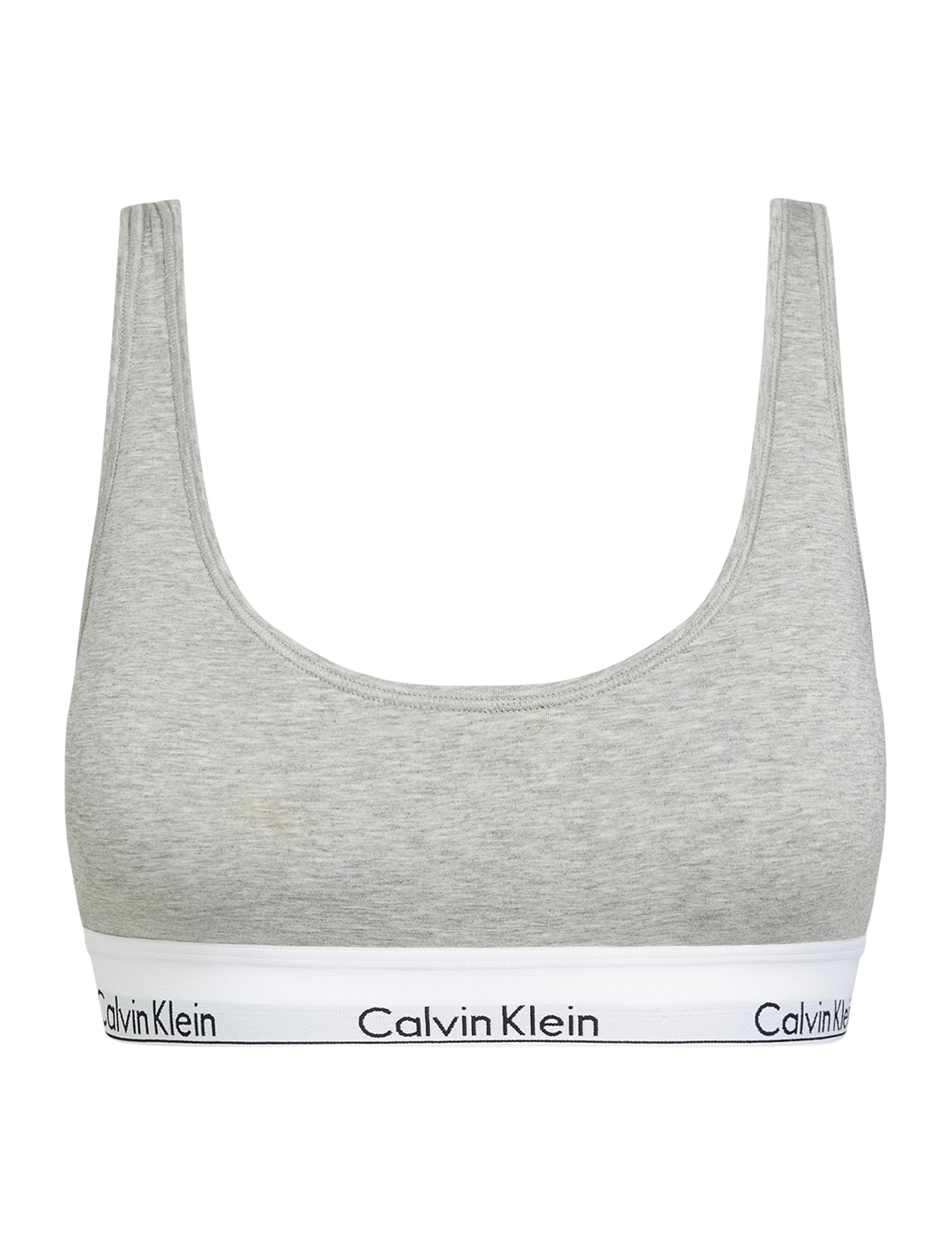 LIGHTLY LINED BRALETTE - GREY HEATHER