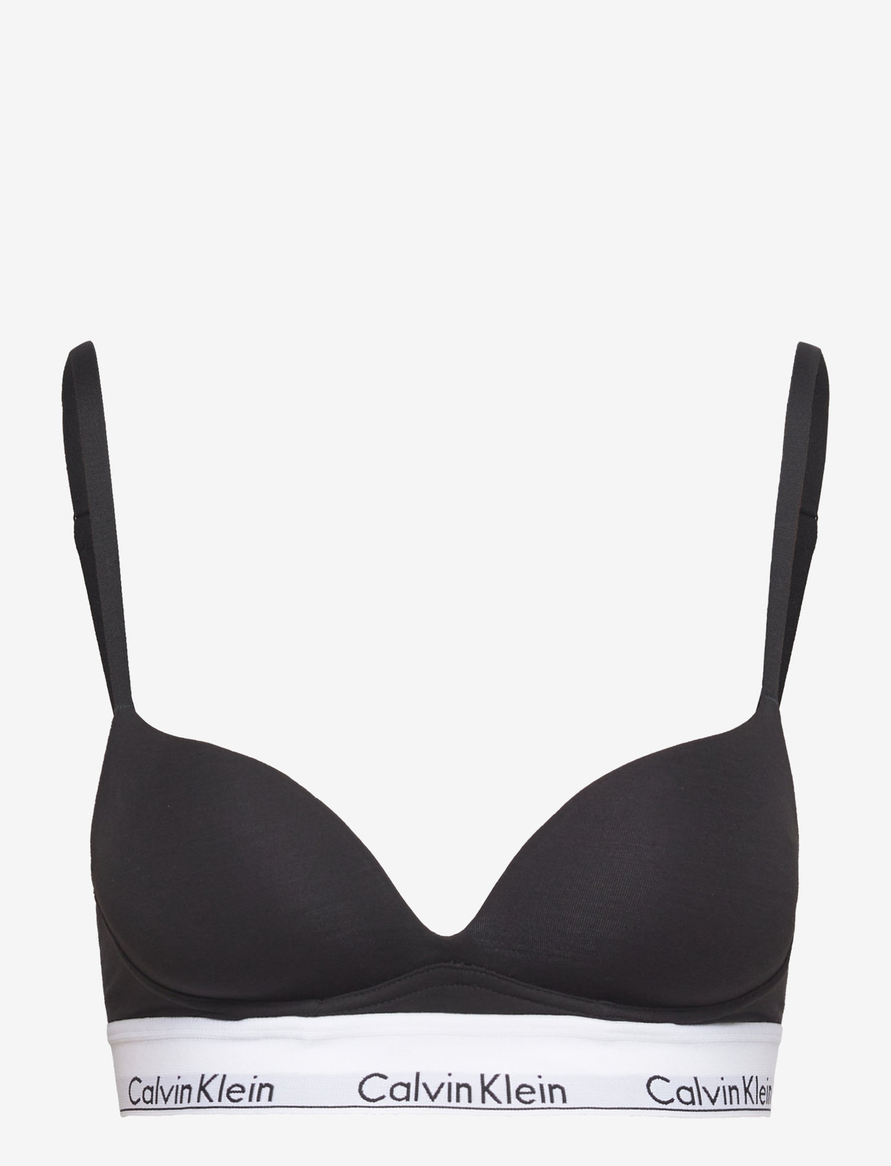 Calvin Klein - PLUNGE PUSH UP - plunge bh'er - black - 0