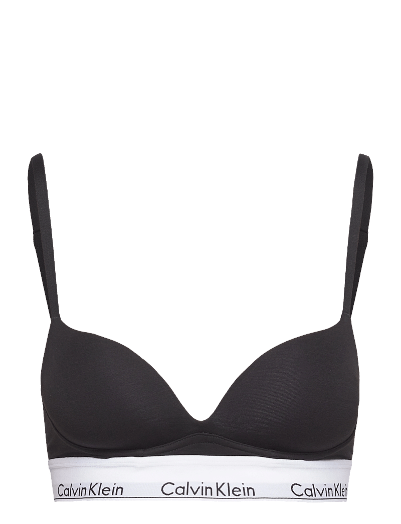 Calvin Klein - PLUNGE PUSH UP - plunge bhs - black - 0