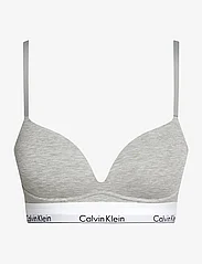Calvin Klein - PLUNGE PUSH UP - push-up krūšturi - grey heather - 0