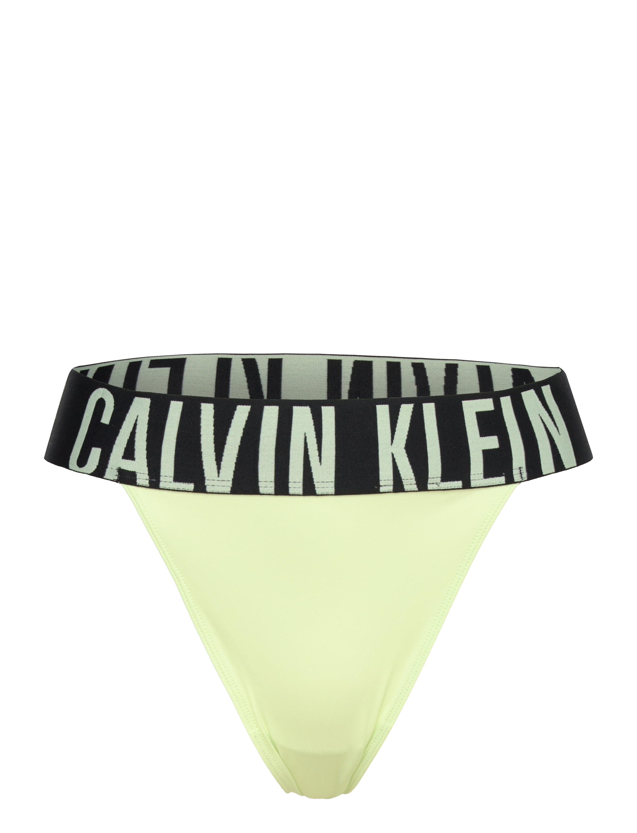 Calvin Klein - HIGH LEG THONG - lime cream - 1