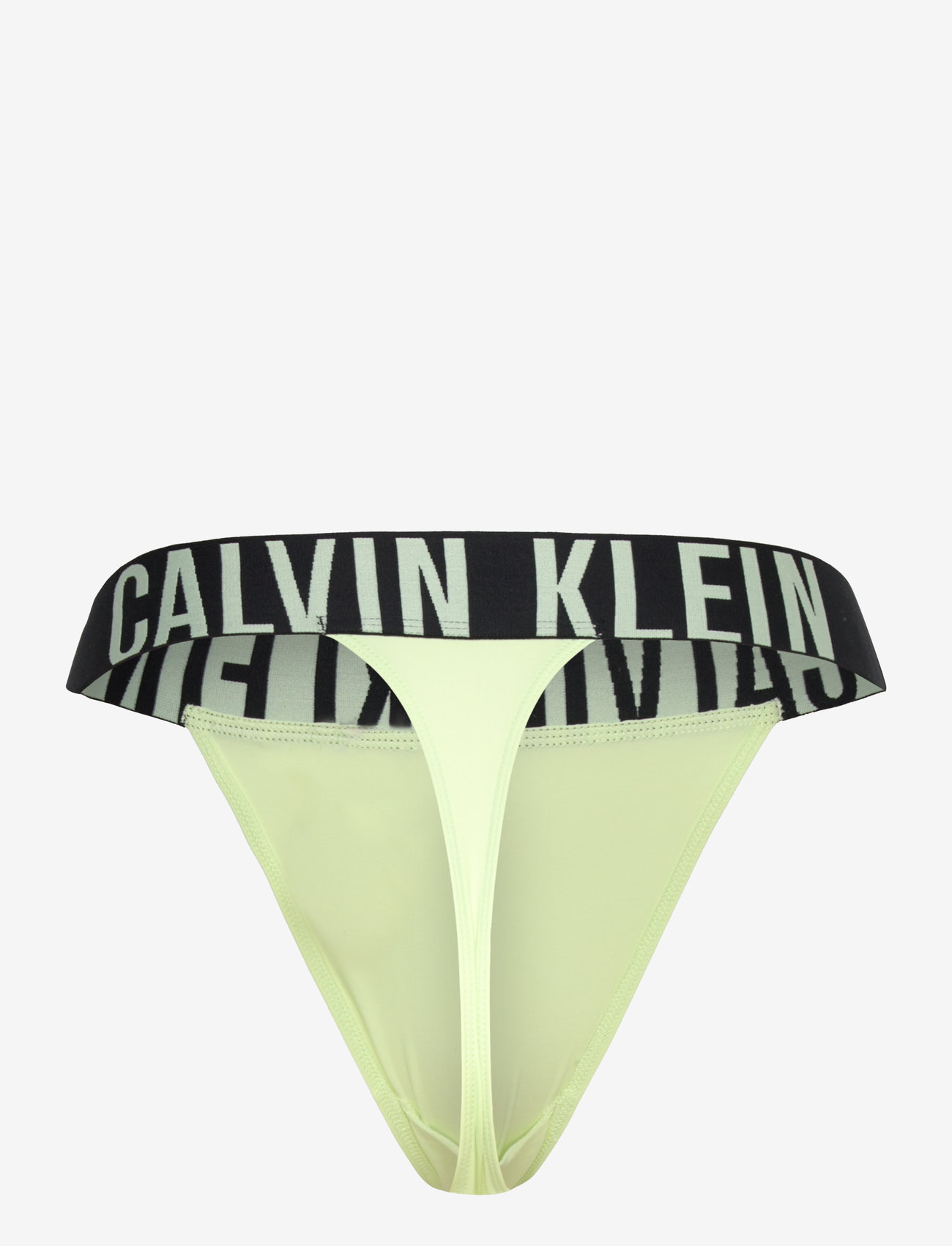 Calvin Klein - HIGH LEG THONG - lime cream - 2