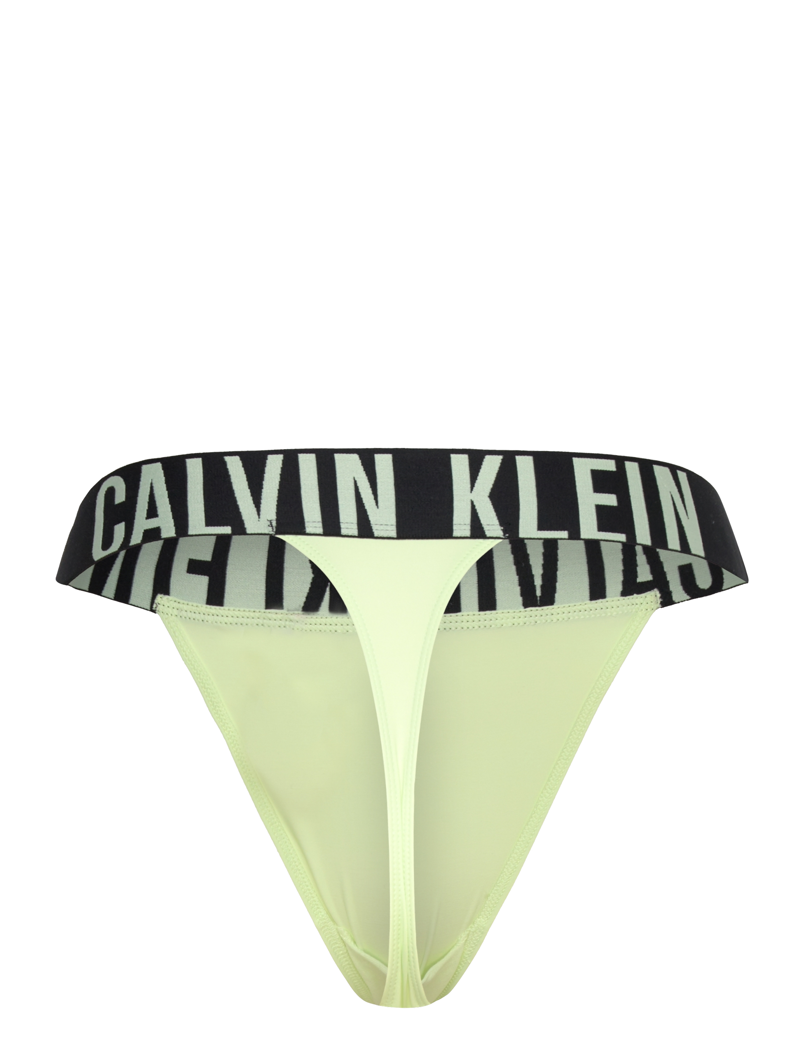 Calvin Klein - HIGH LEG THONG - lime cream - 2