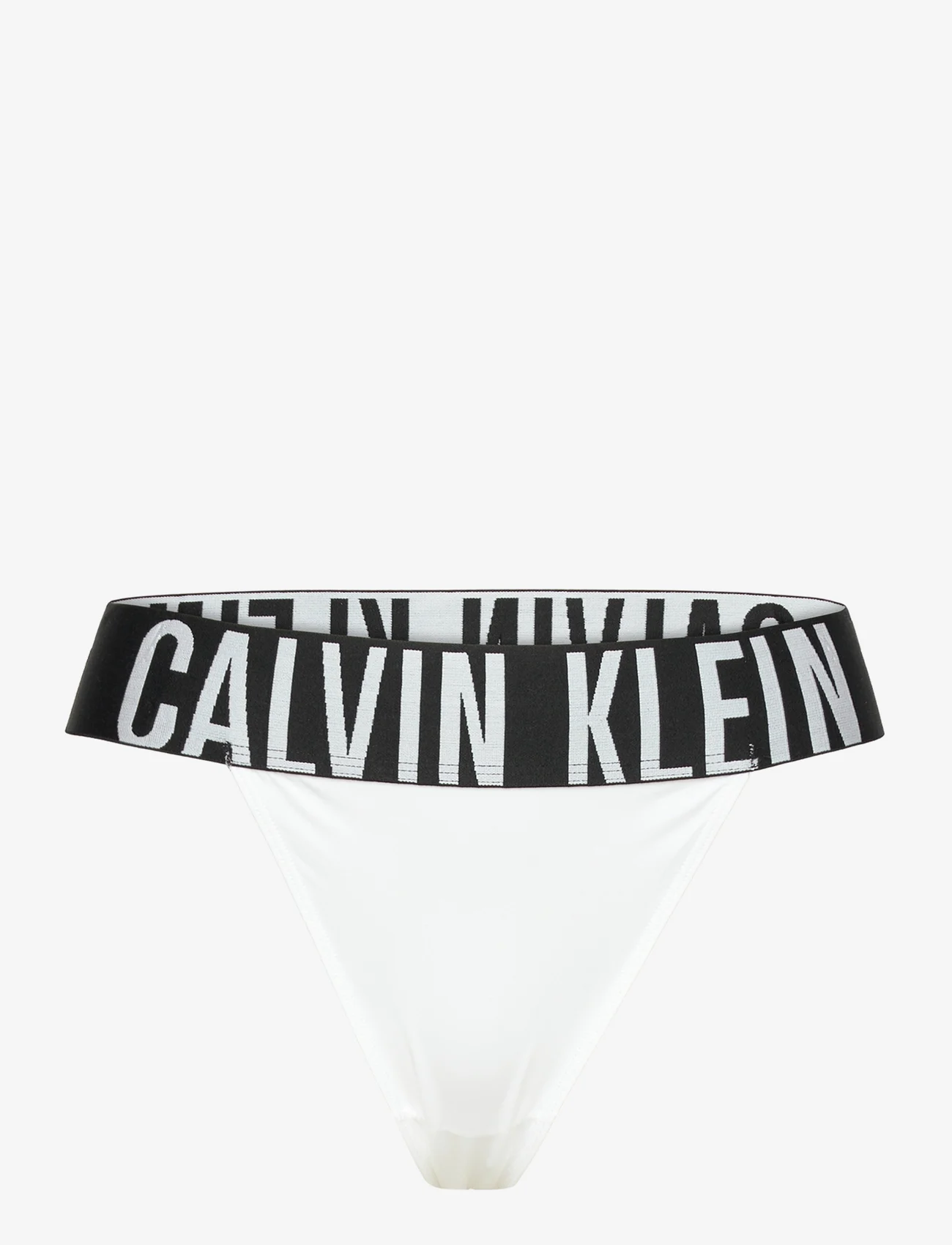 Calvin Klein - HIGH LEG THONG - alhaisimmat hinnat - white - 0