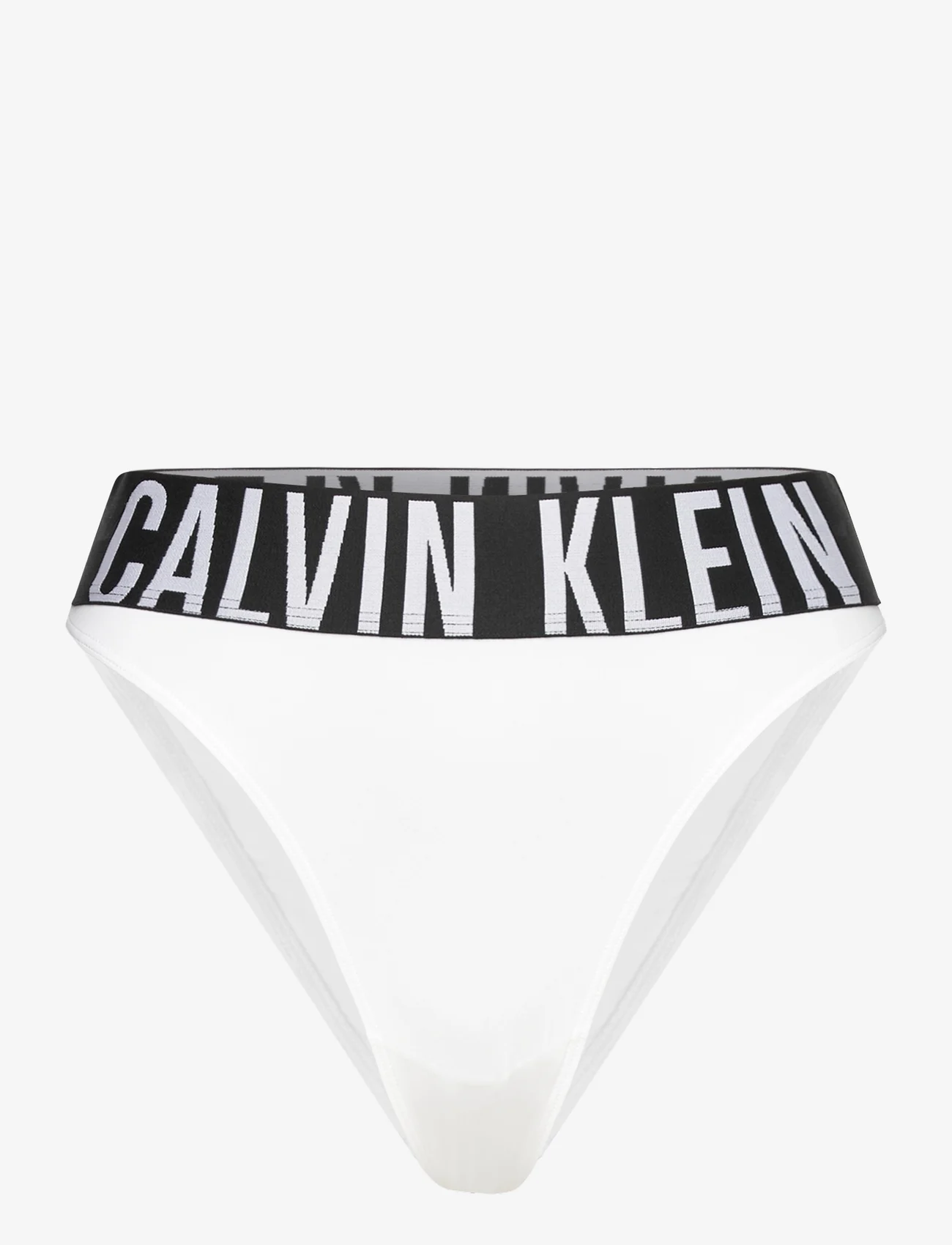 Calvin Klein - HIGH LEG TANGA - mažiausios kainos - white - 0