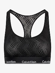 Calvin Klein - UNLINED BRALETTE - tank top rinnahoidjad - black - 0