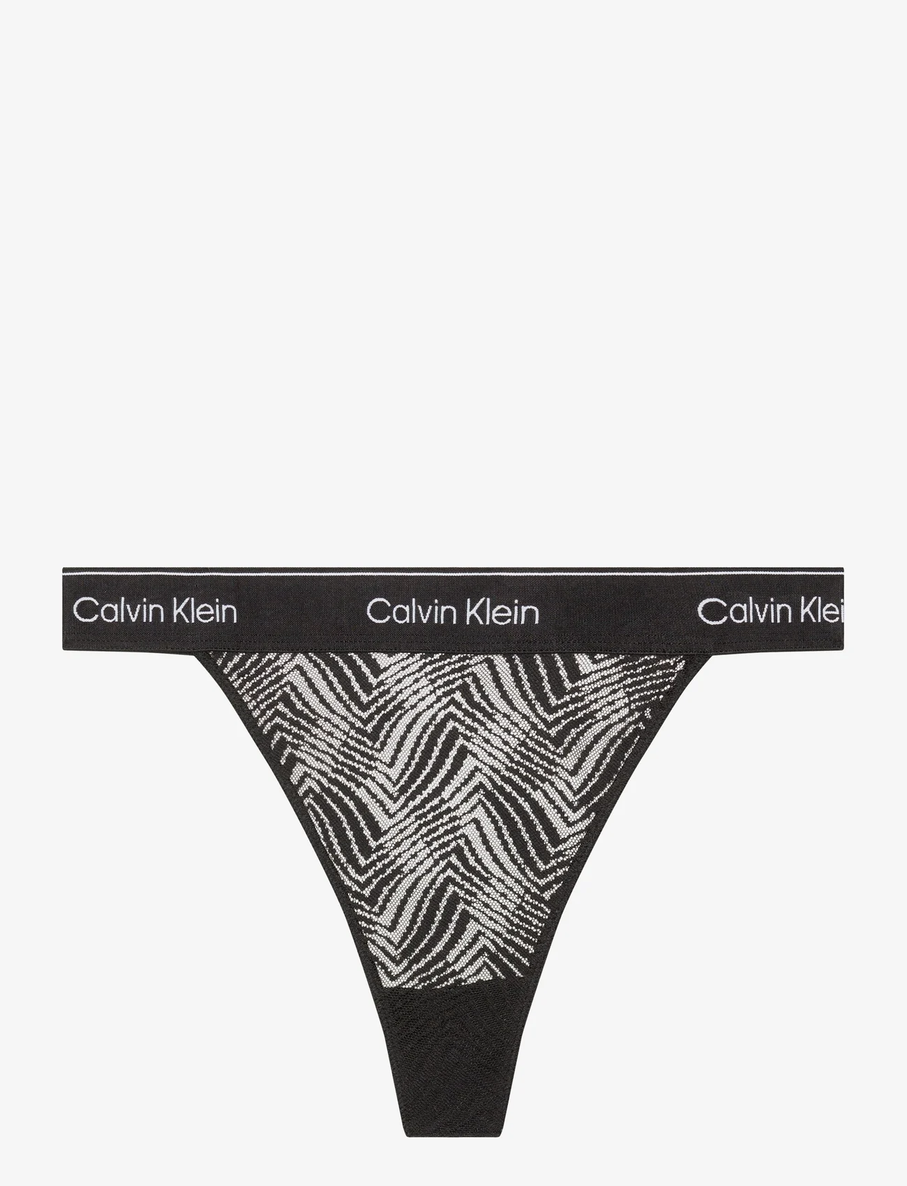 Calvin Klein - STRING THONG - mažiausios kainos - black - 0