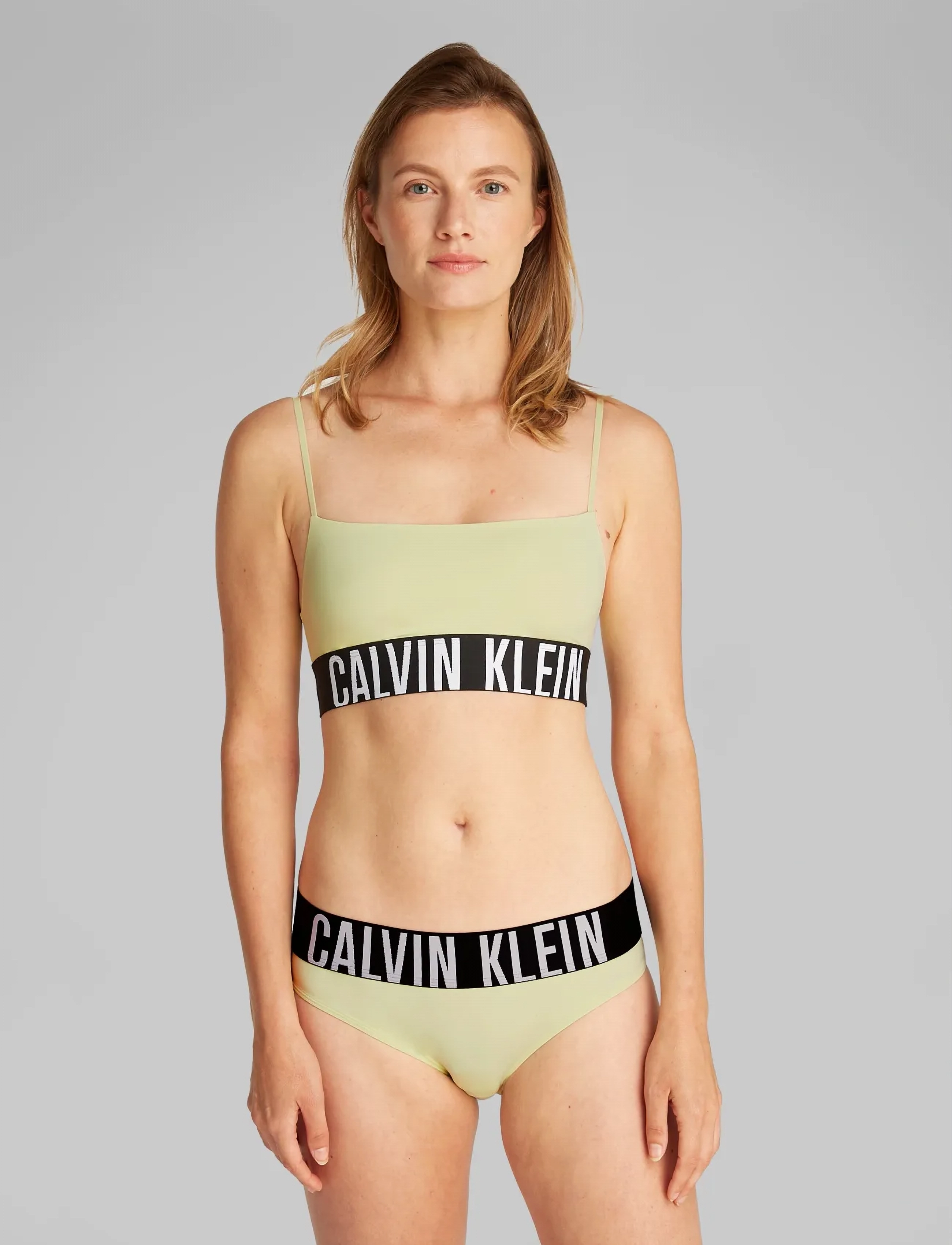 Calvin Klein Bikini, L, Yellow, Bikiniunderdele > Bikinitrusser, Dame