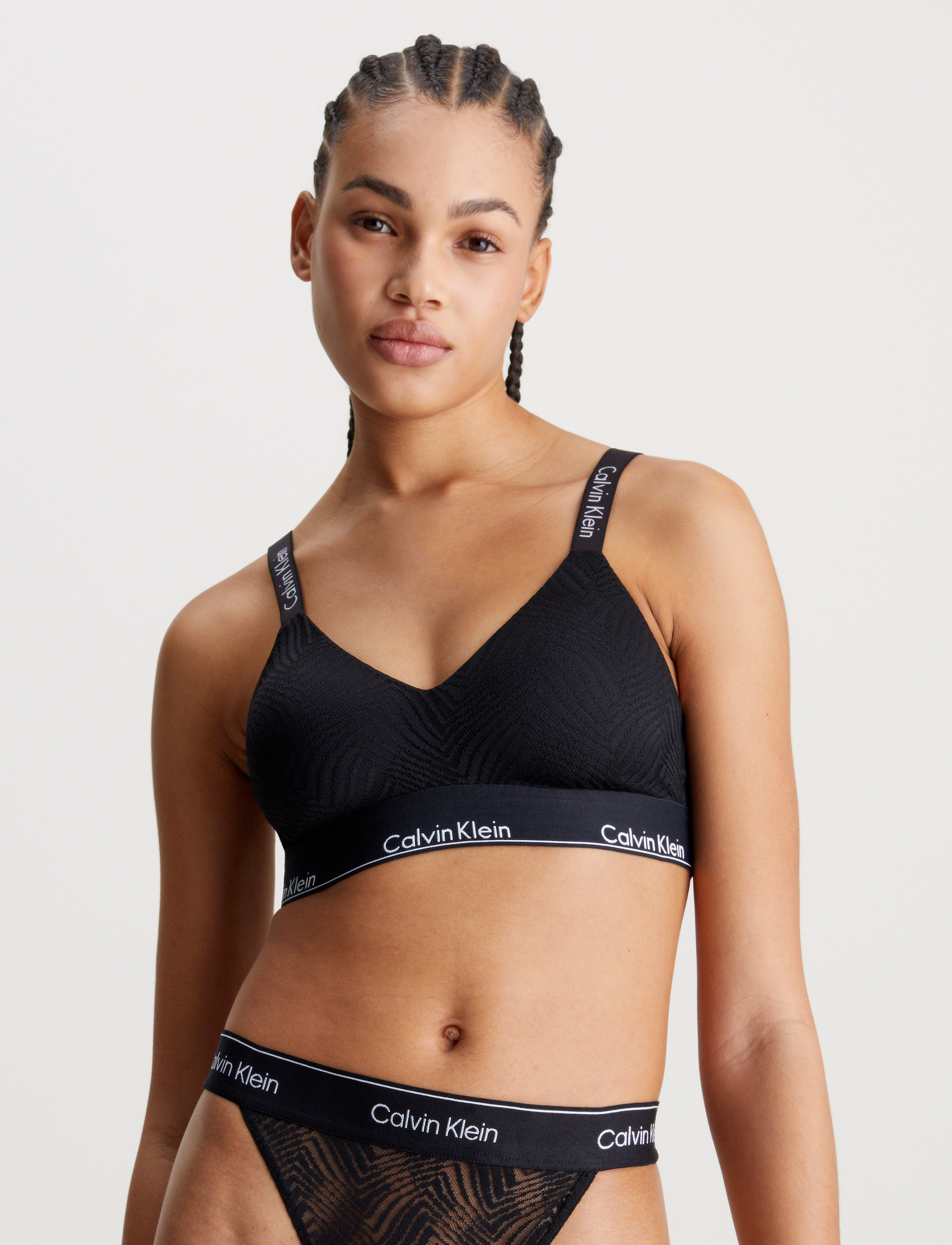Calvin Klein - LGHTLY LINED BRALETTE - black - 1