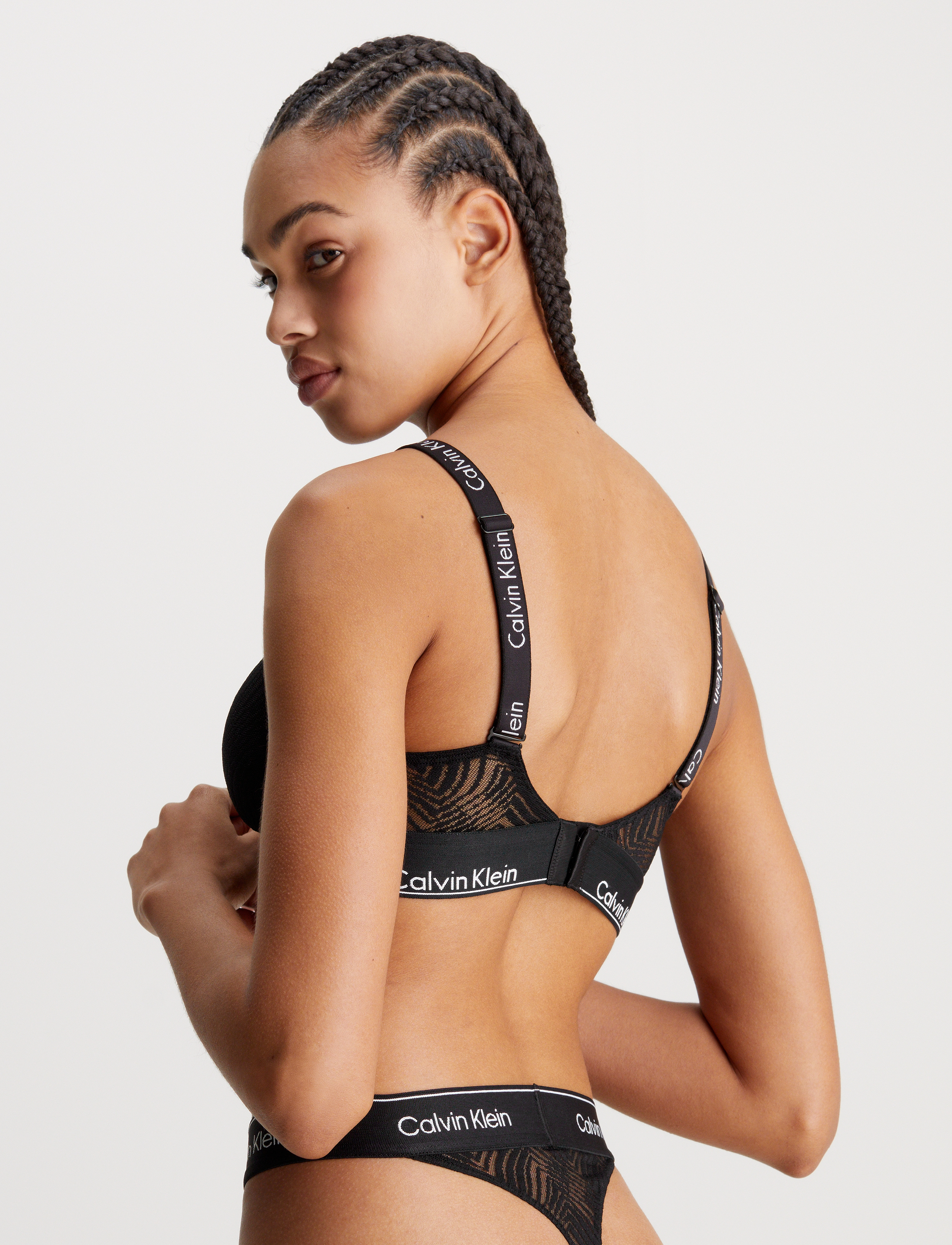 Calvin Klein - LGHTLY LINED BRALETTE - black - 2