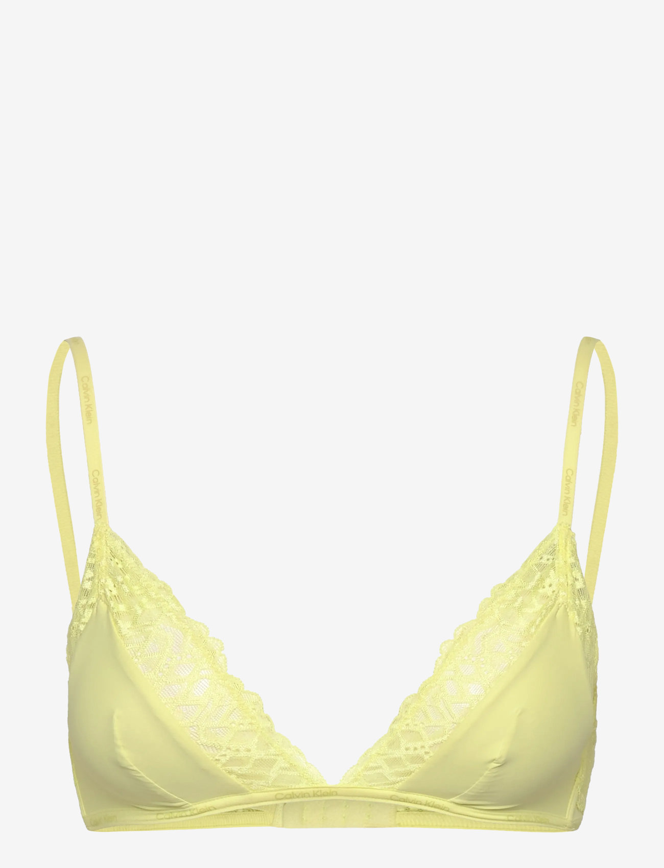 Calvin Klein - WIRE FREE TRIANGLE - bh'er uden bøjle - pale lime yellow - 1