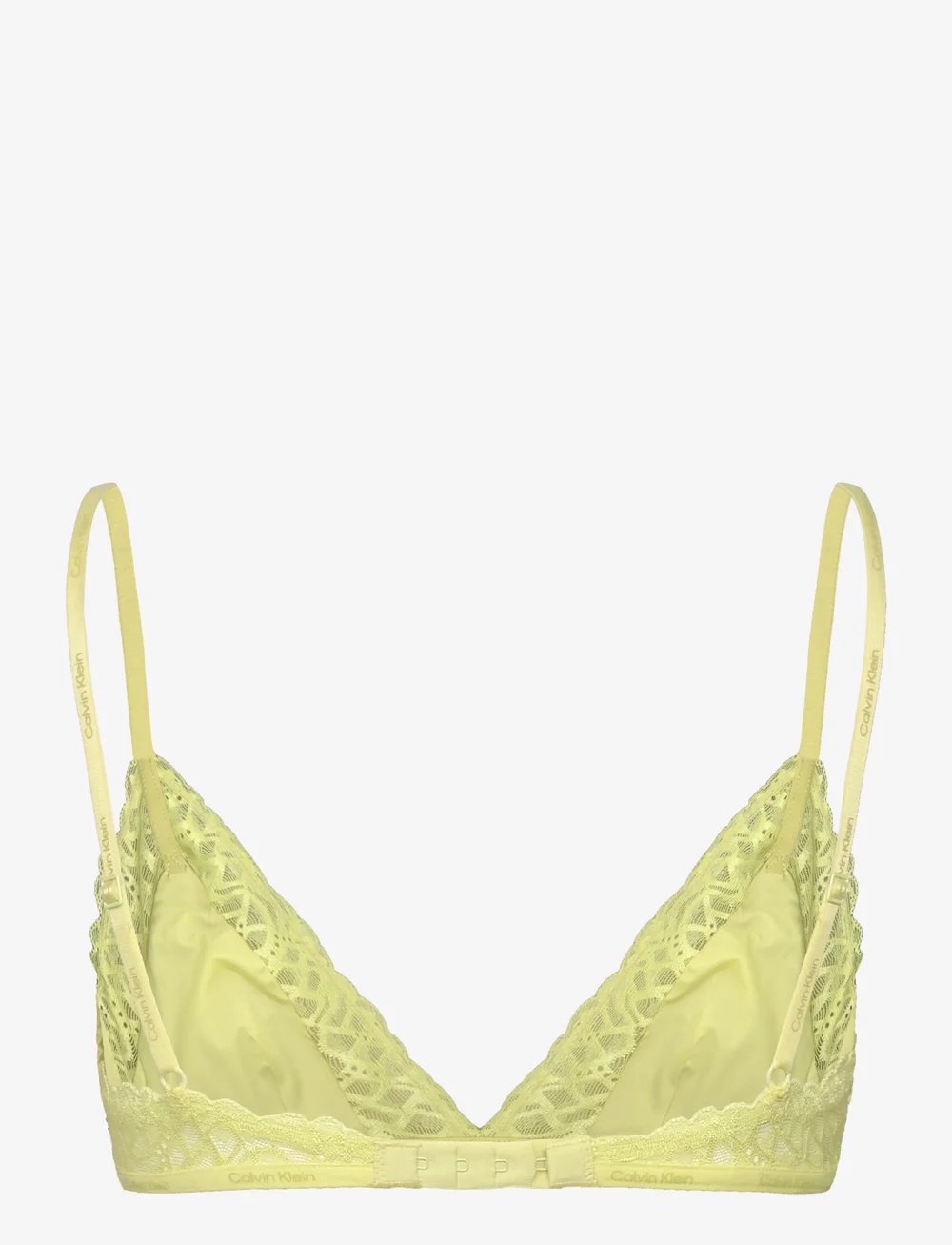 Calvin Klein - WIRE FREE TRIANGLE - tugikaarteta rinnahoidjad - pale lime yellow - 2