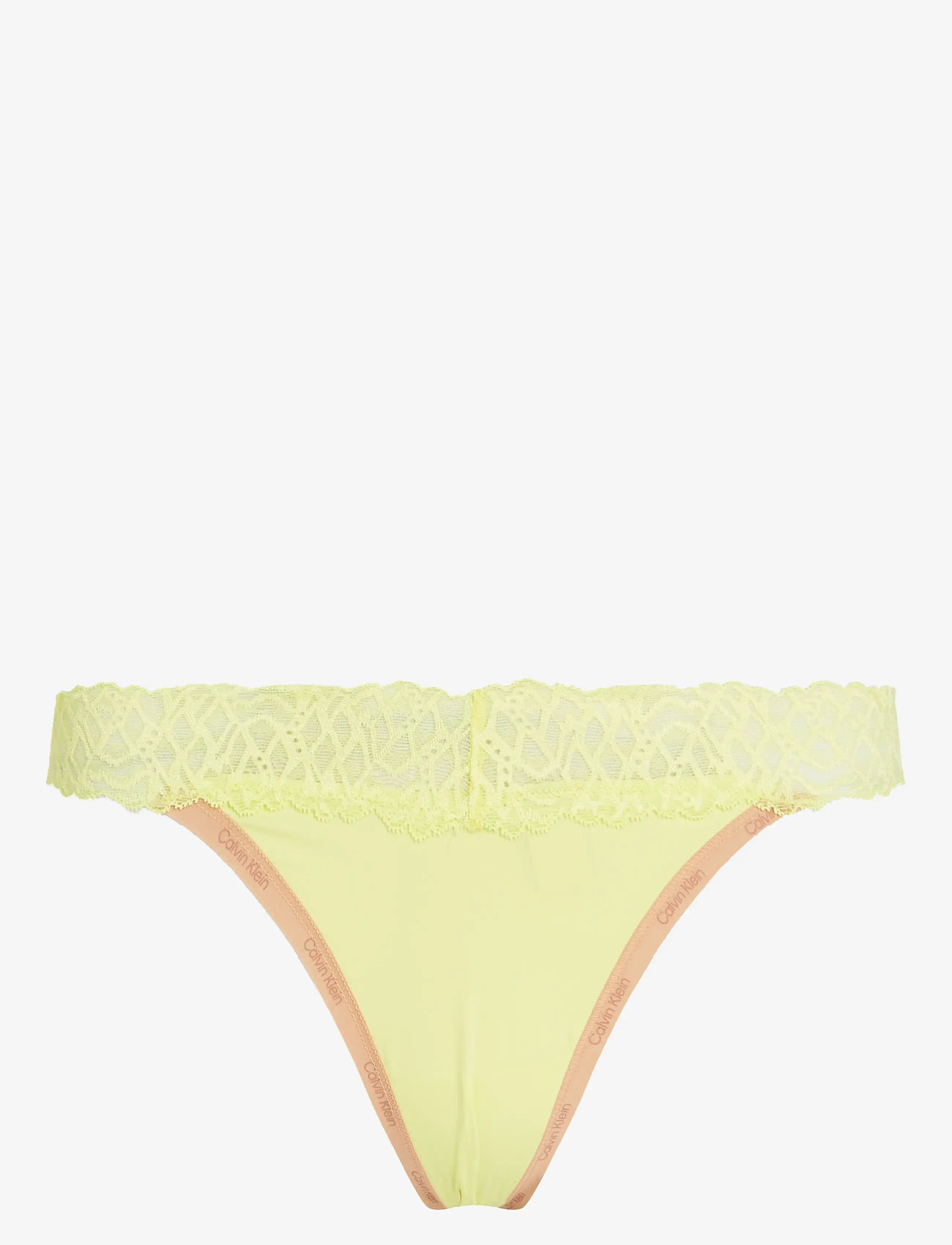 Calvin Klein - THONG - string - pale lime yellow - 0
