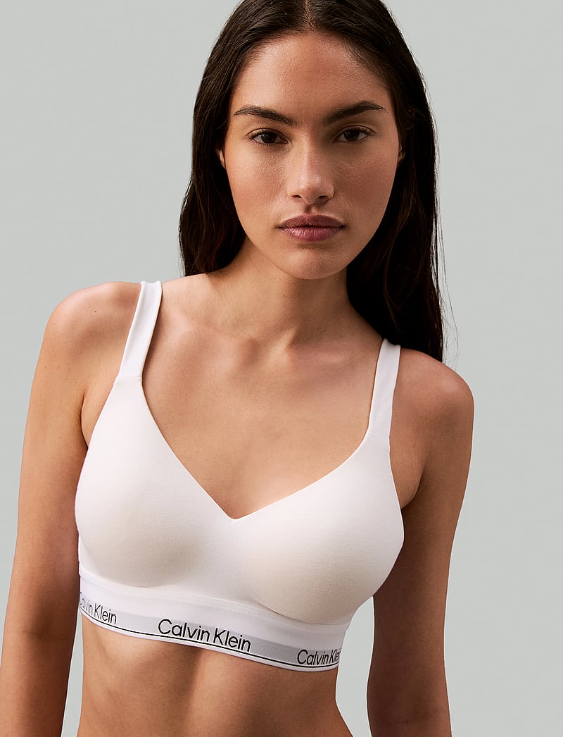 Calvin Klein - LIFT BRALETTE ( ROLLING CHANGE) - bralette - white - 4