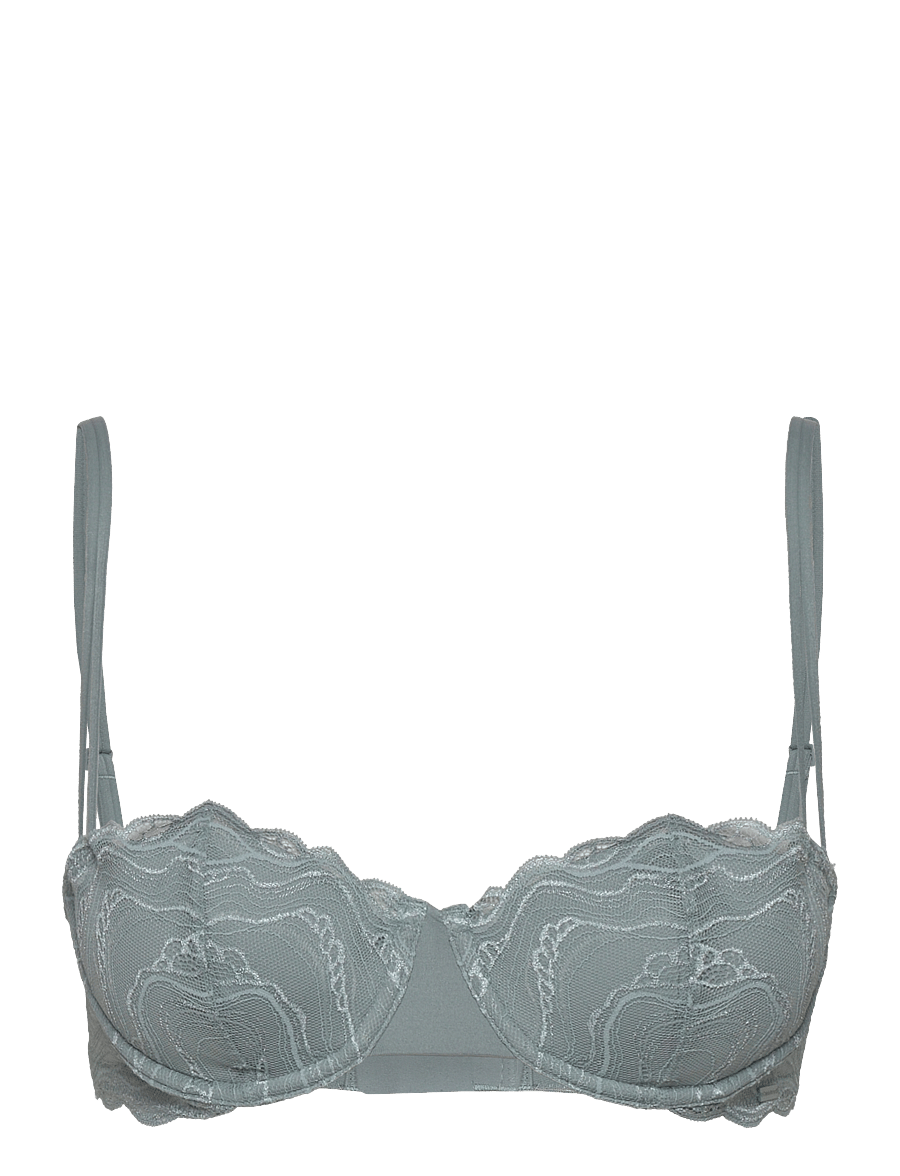 Calvin Klein - LIGHTLY LINED BALCONETTE - balconette bh'er - lead - 0