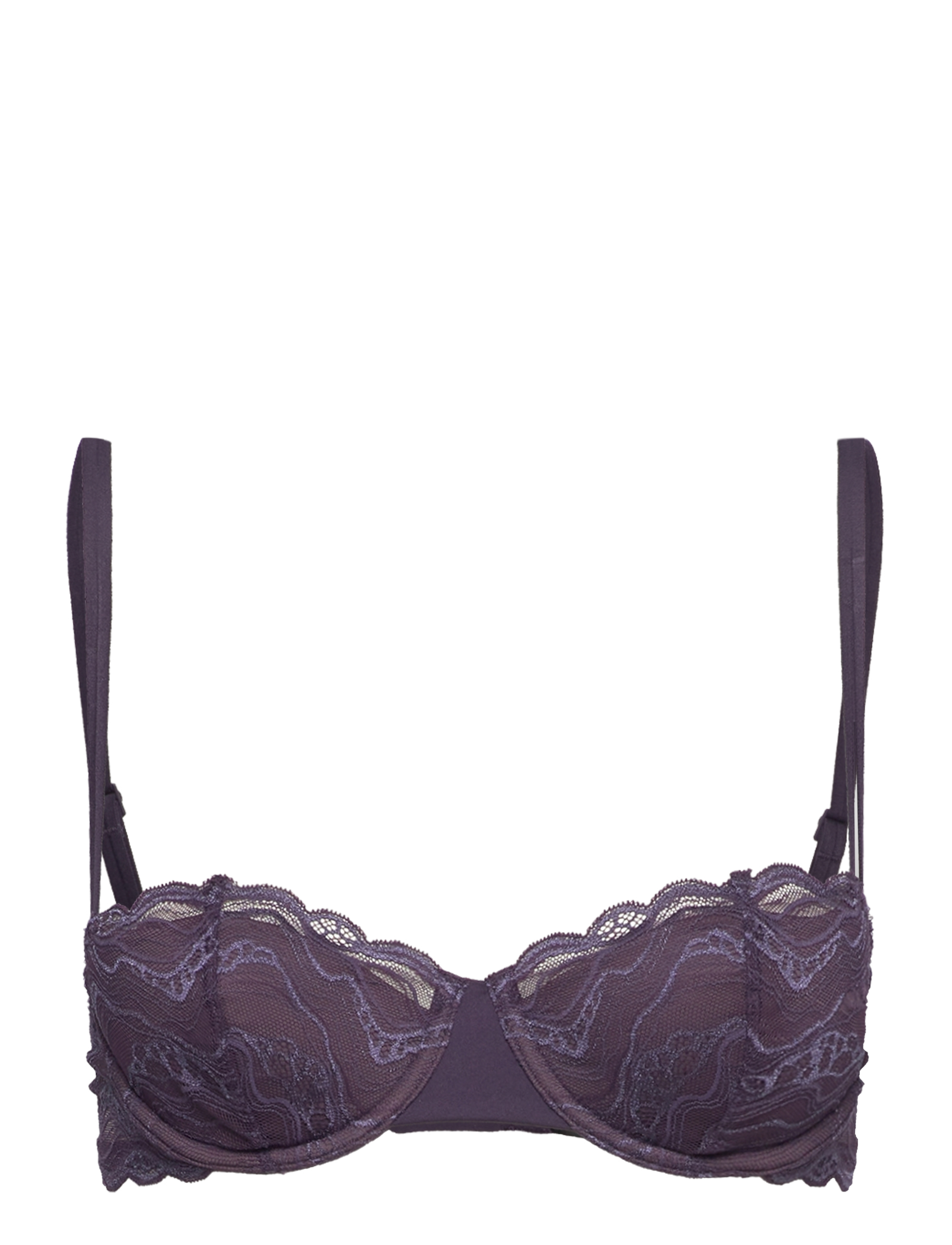 LIGHTLY LINED BALCONETTE - NIGHTSHADE