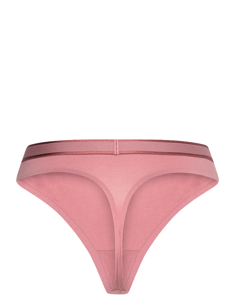 Calvin Klein - THONG - stringtrusser - red grape w/ apple butter logo - 1