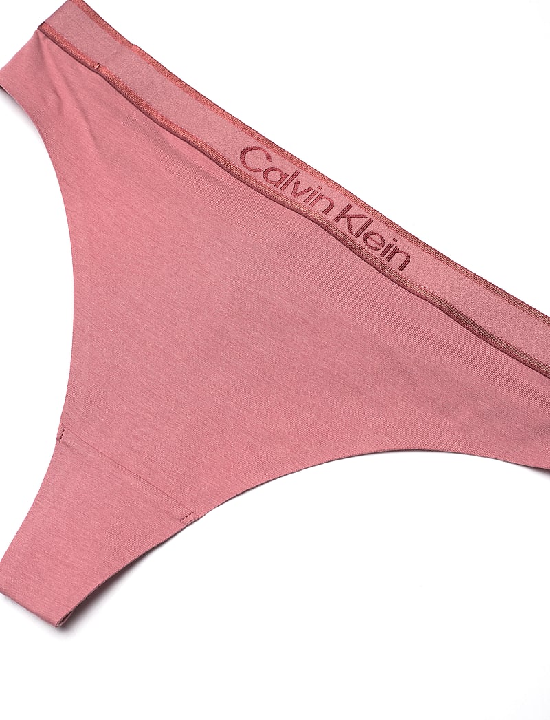 Calvin Klein - THONG - stringtrusser - red grape w/ apple butter logo - 2