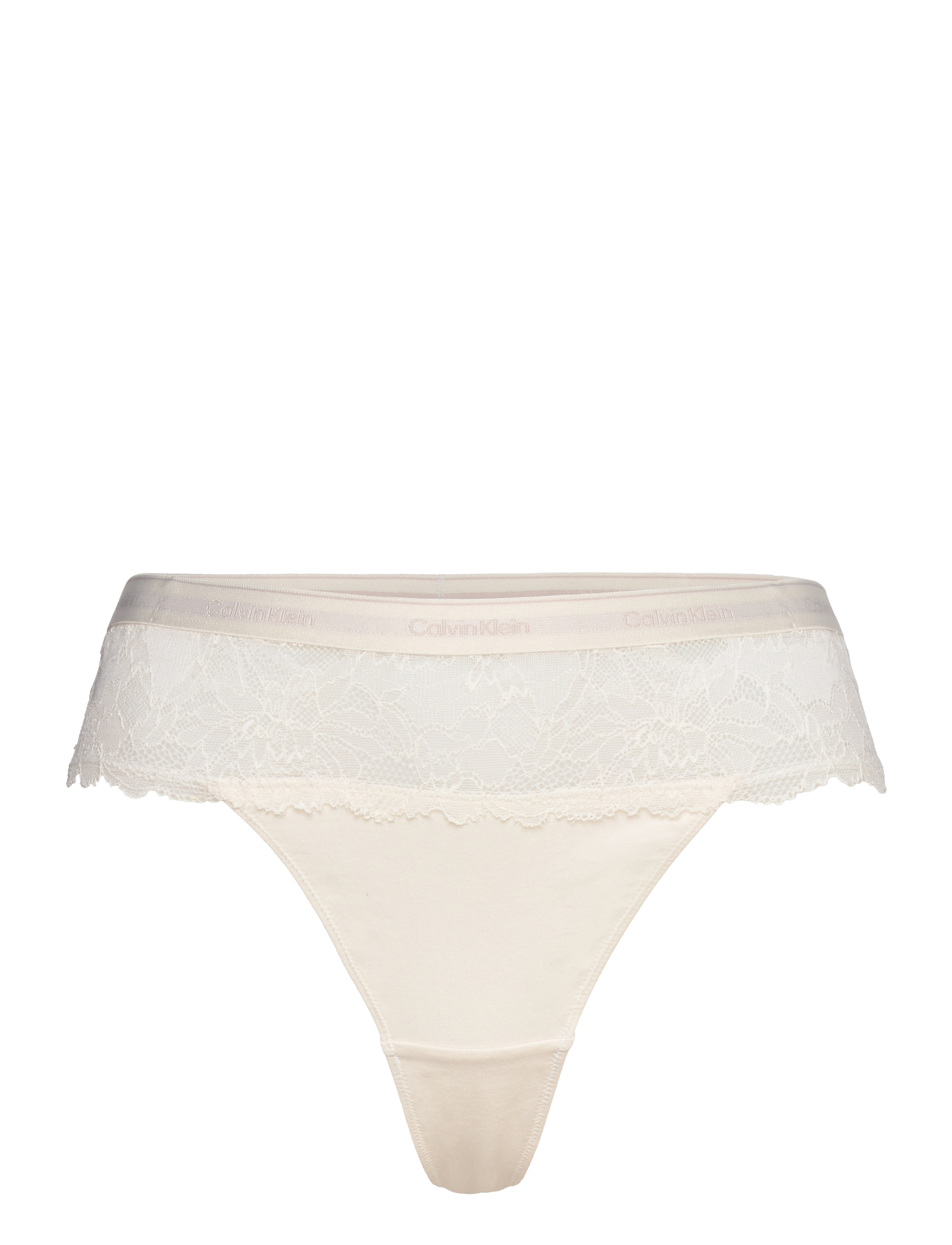 Calvin Klein THONG - Stringtrusser - IVORY / cream