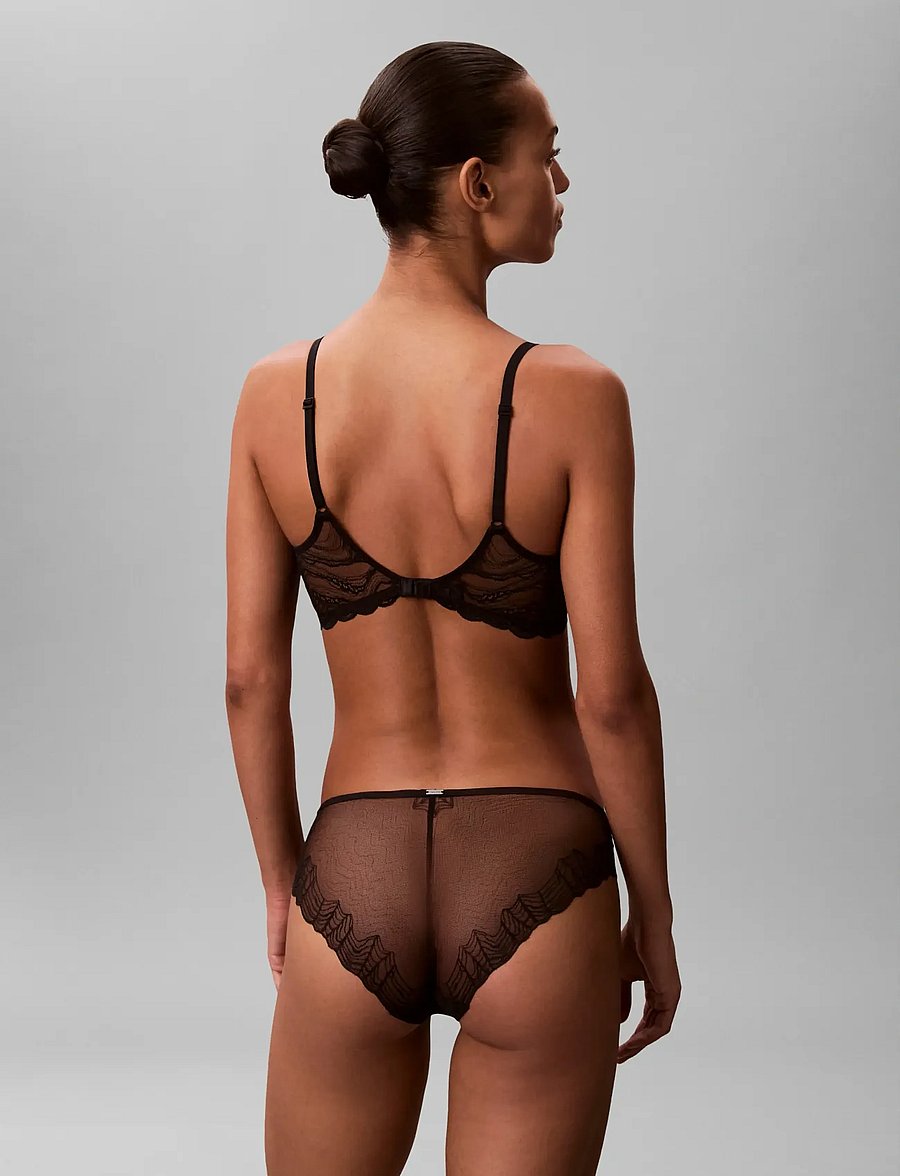 Calvin Klein - LIGHTLY LINED PLUNGE - plunge rinnahoidjad - black - 2