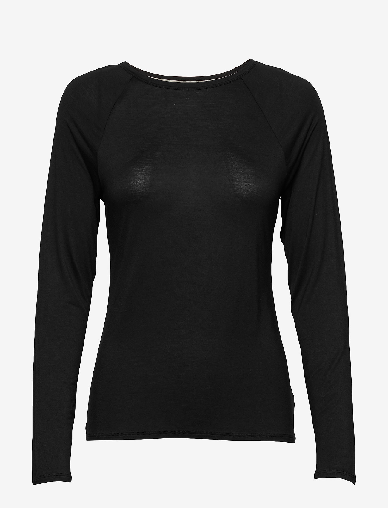 Calvin Klein - TOP L/S (LAYERING) - black - 0