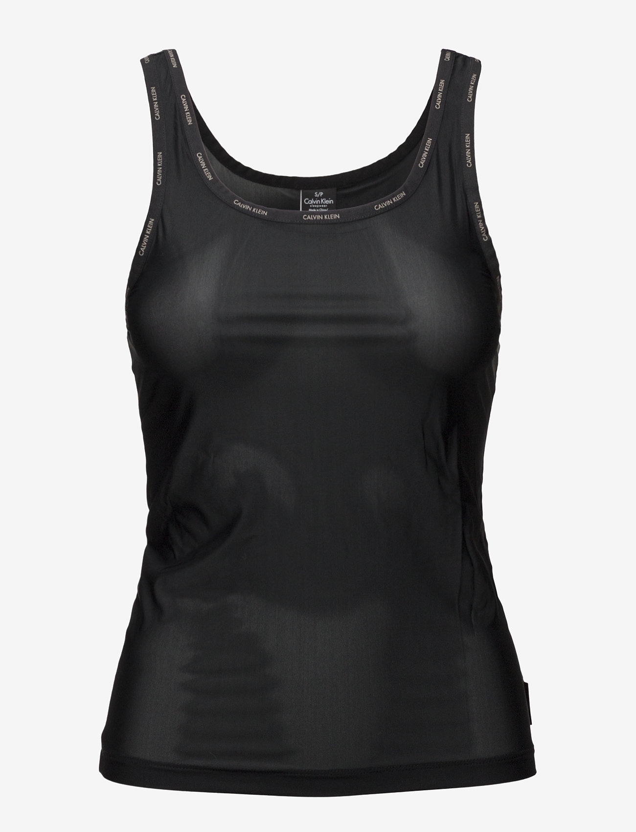 Calvin Klein - TOP CREW NECK SLEEVE - black - 0