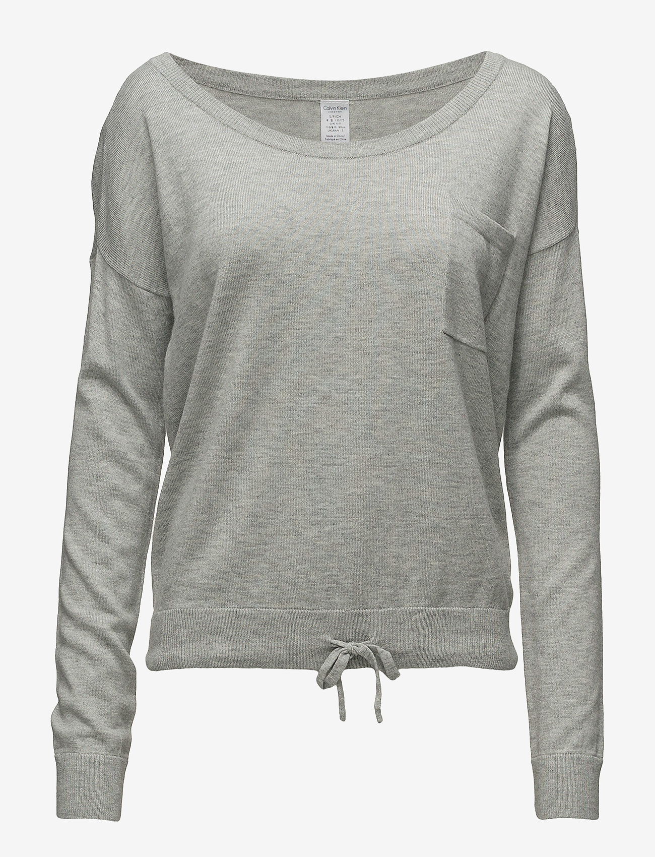 Calvin Klein - L/S CREW NECK - grey heather - 0
