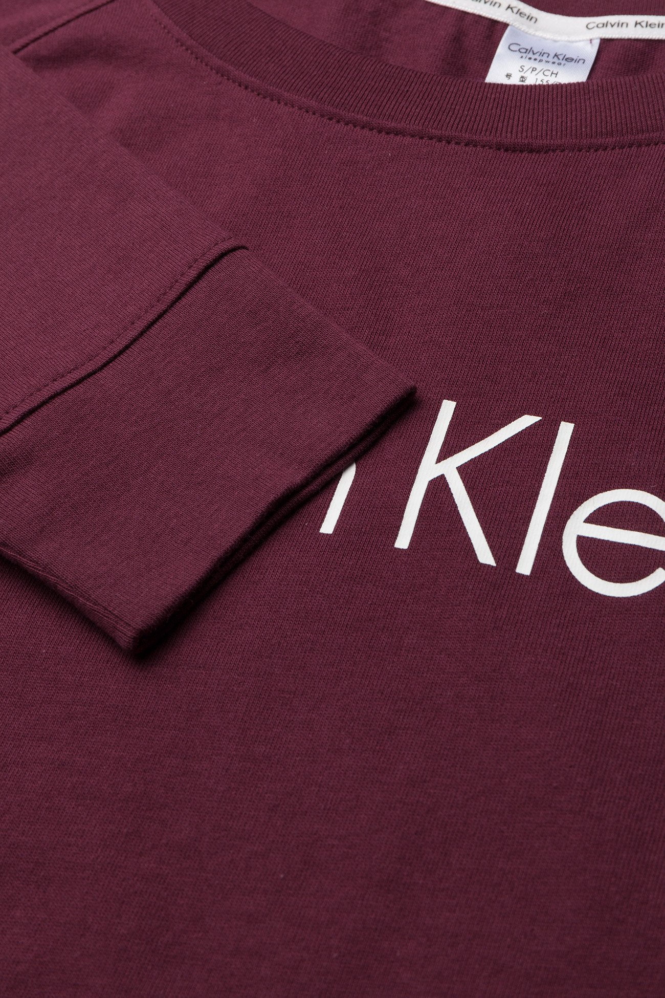 Calvin Klein - L/S CURVE NECK - brazen - 2