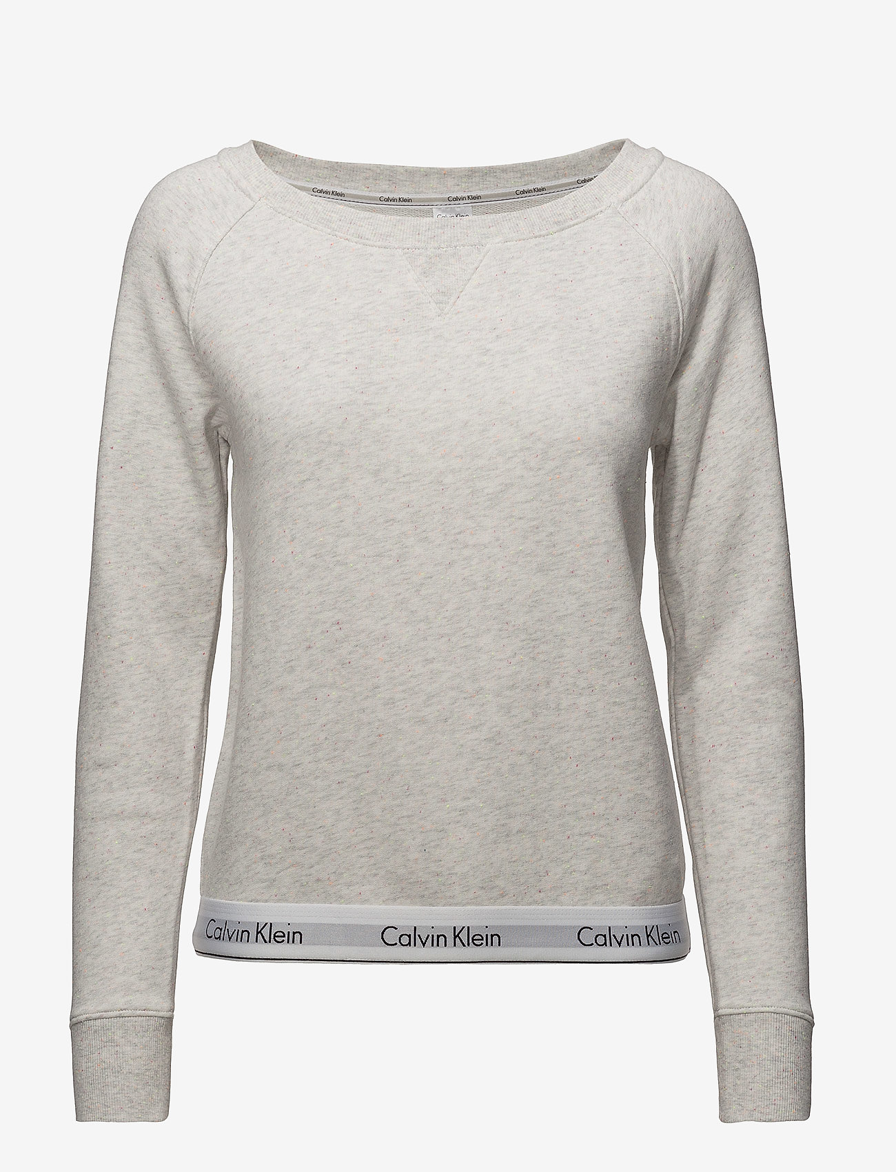 Calvin Klein - L/S SWEATSHIRT - snow heather_neon neps - 0