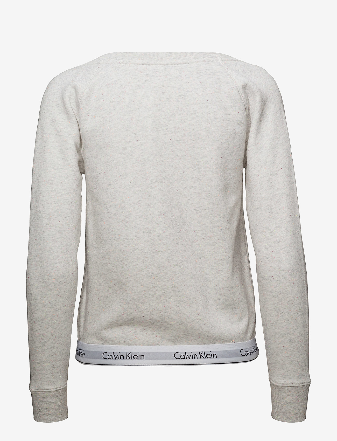 Calvin Klein - L/S SWEATSHIRT - snow heather_neon neps - 1