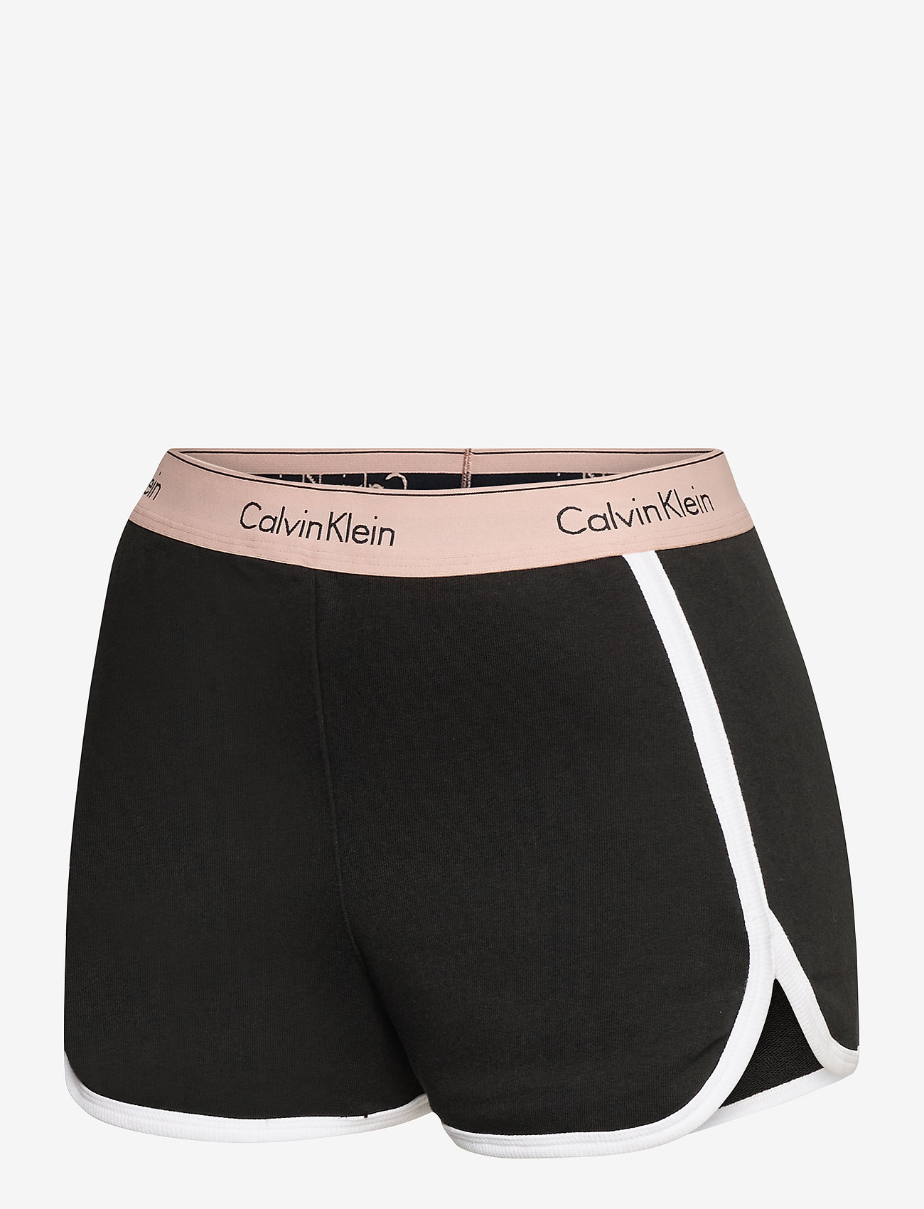 Calvin Klein - SLEEP SHORT - black w/ honey almond - 2