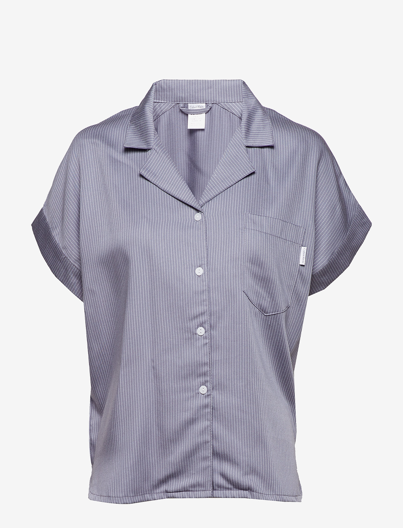 Calvin Klein - S/S BUTTON DOWN - parallel lines_blue granite - 0