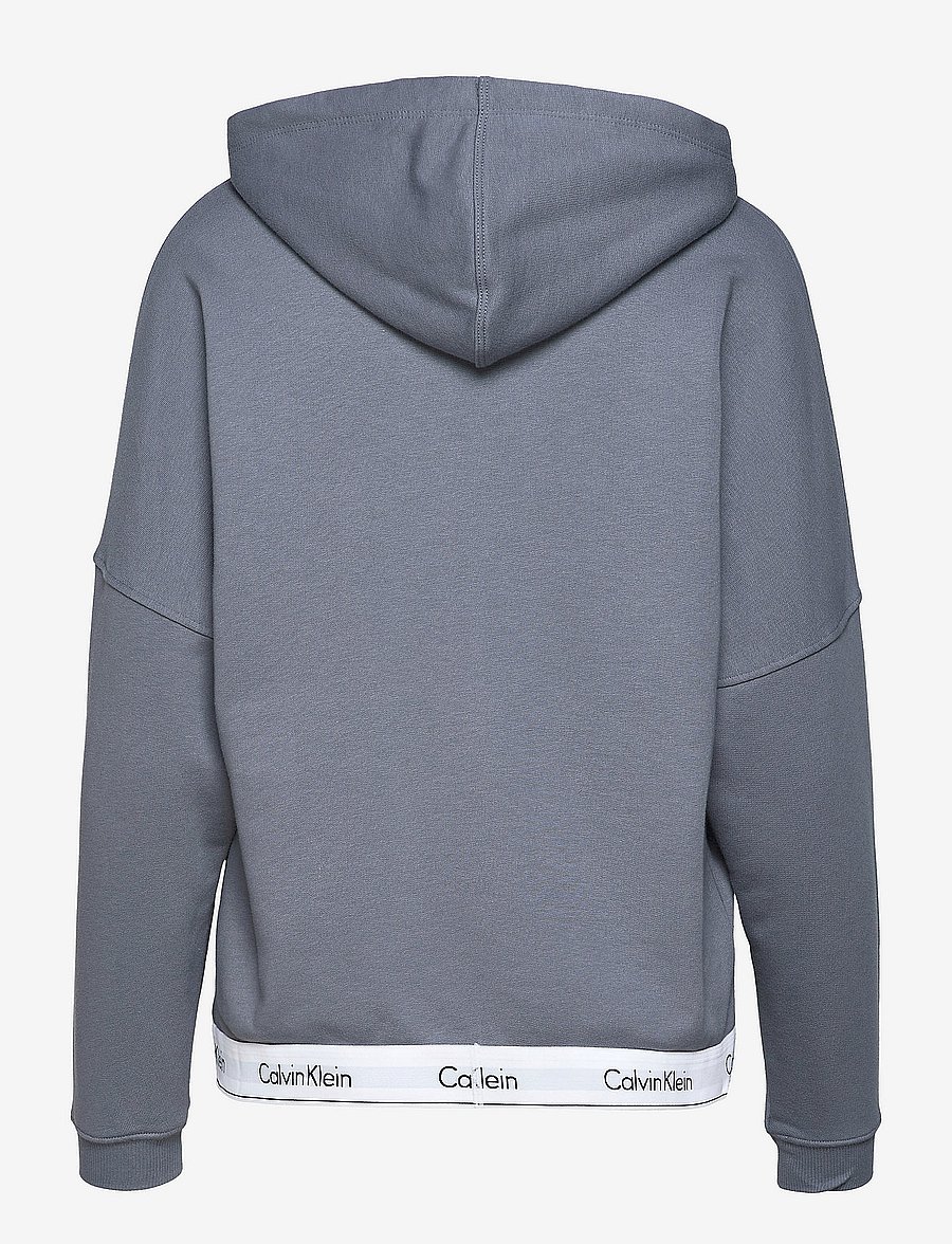 Calvin Klein - FULL ZIP HOODIE (OVERSIZED) - pewter - 1