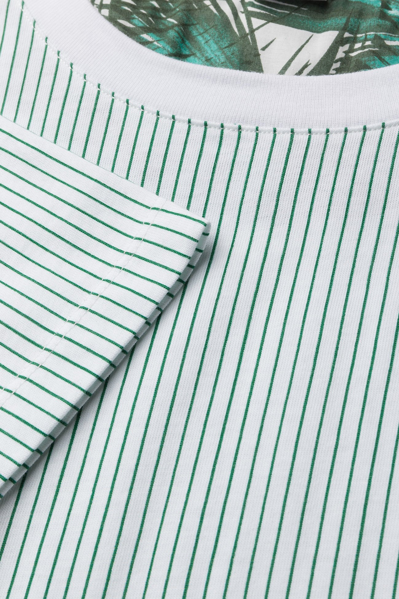 Calvin Klein - S/S CREW NECK - millenial stripe_simmer green - 2